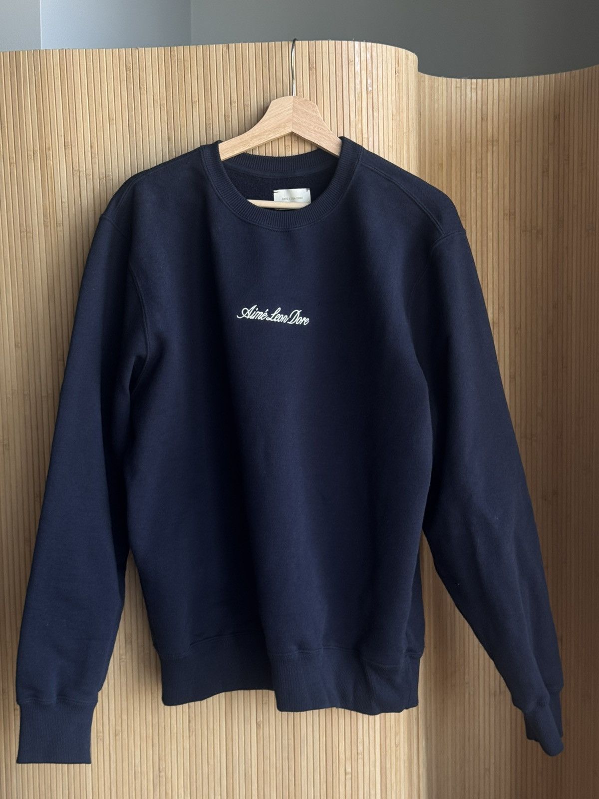 Aime Leon Dore Aime Leon Dore Navy Crewneck - Size L Size US L / EU 52-54 / 3 - 1 Thumbnail