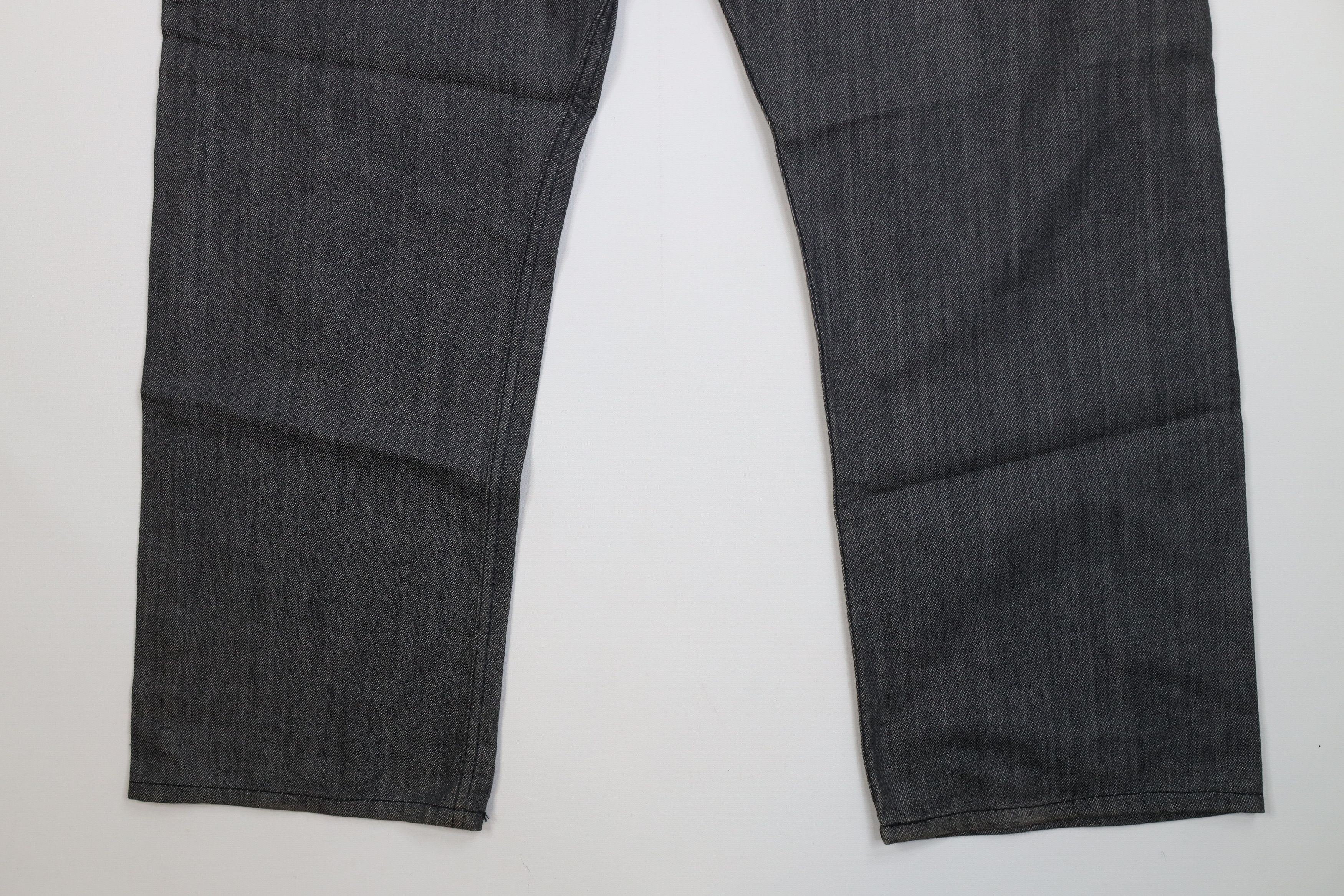 Levi's Vintage Y2K Levis 569 Loose Straight Wide Leg Jeans Gray Size US 38 / EU 54 - 11 Thumbnail