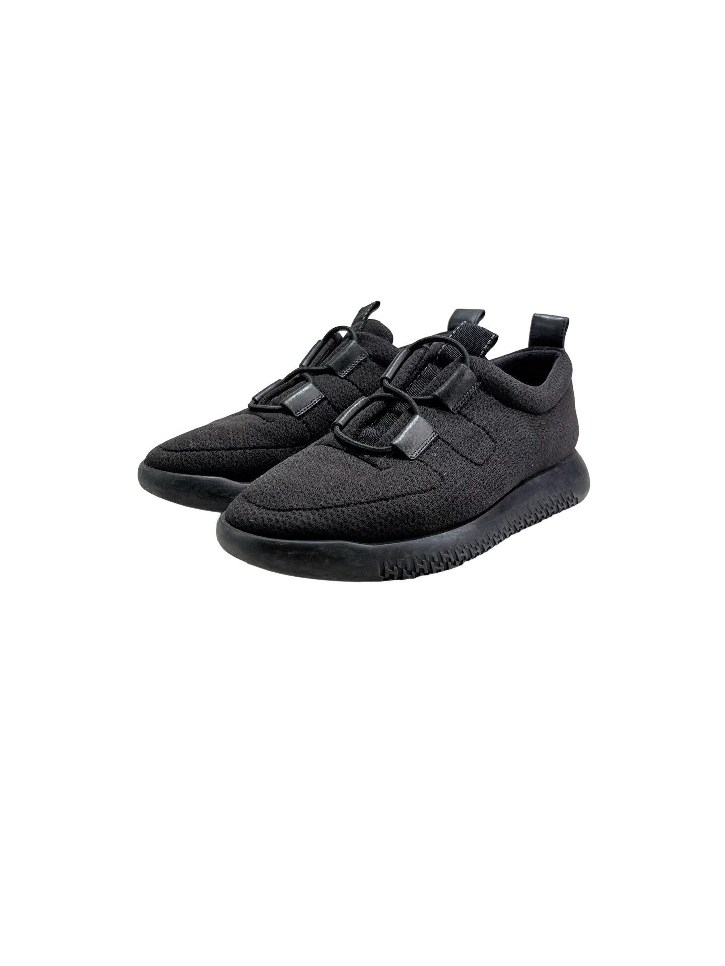 Hermes Hermes Black Technical Knit Sneakers Size 39 Size US 6 / EU 39 - 1 Thumbnail