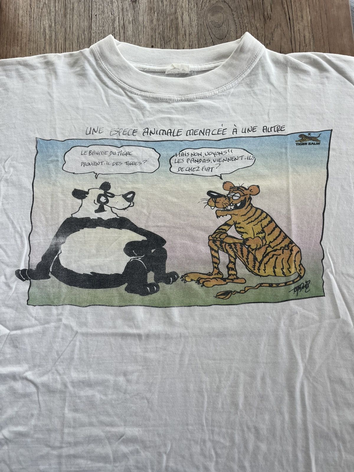 Vintage Vintage TIGER BALM Promo company Funny Art 90’s T-shirt Size US L / EU 52-54 / 3 - 3 Thumbnail