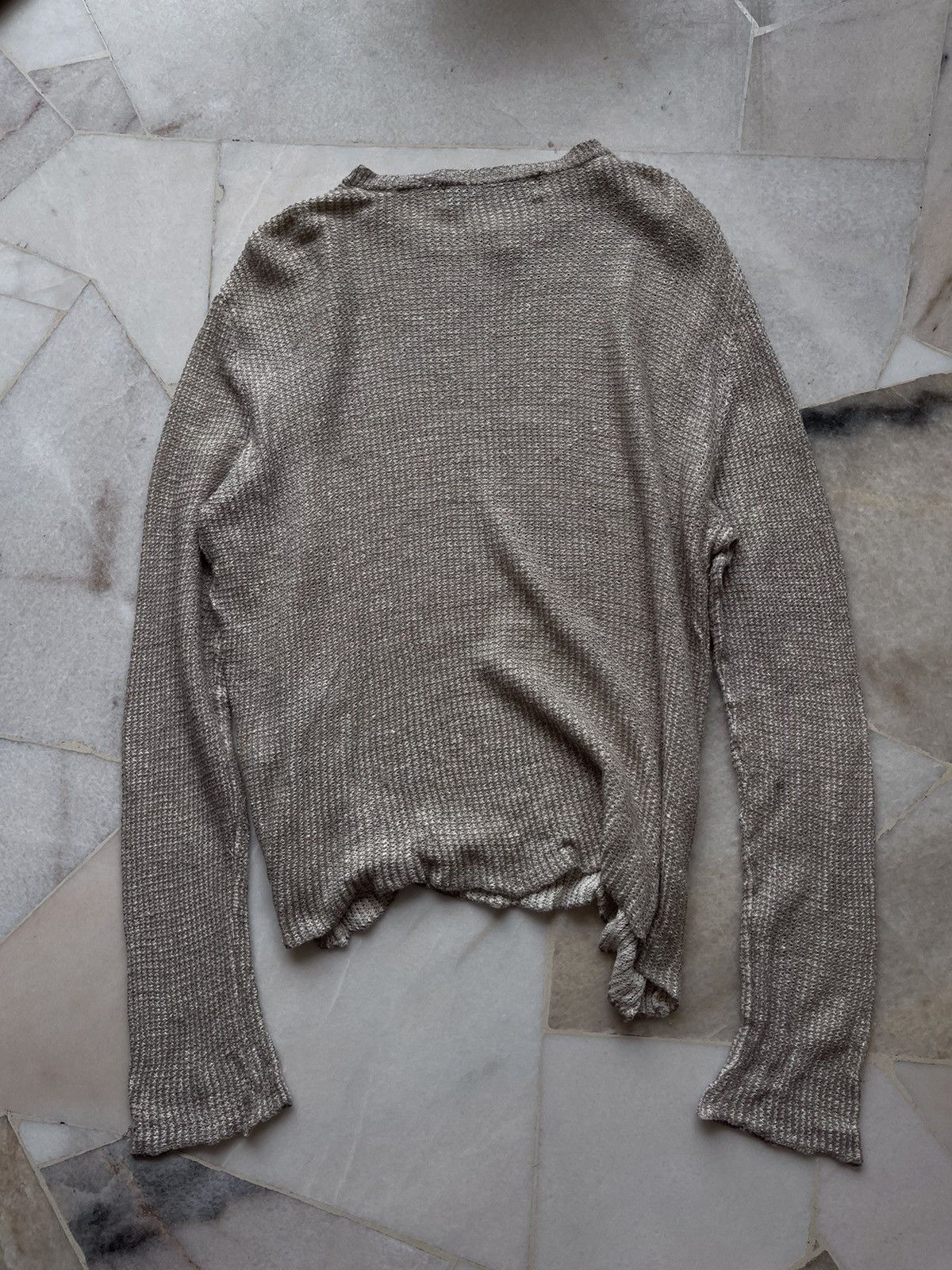 Comme des Garcons Homme × Comme des Garcons Homme Plus × Rei Kawakubo AD1996 Comme Des Garcons Homme Plus Linen Silk Knit Size US M / EU 48-50 / 2 - 9 Thumbnail