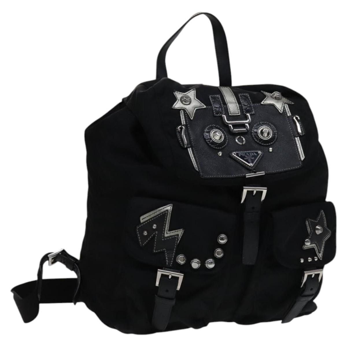 Prada PRADA Backpack Nylon Black Size ONE SIZE - 1 Thumbnail