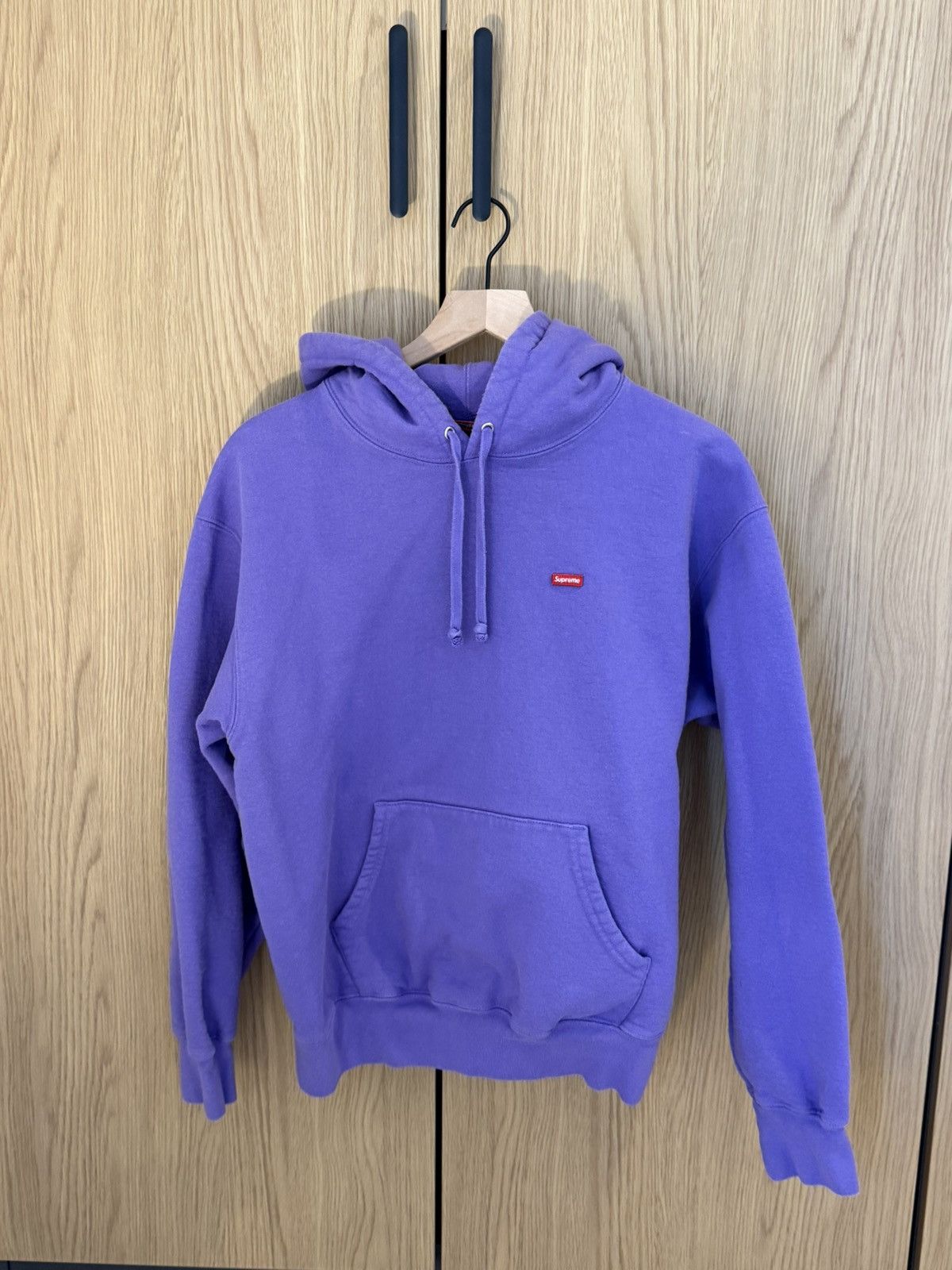 Supreme Box Logo Purple Hoodie | Grailed