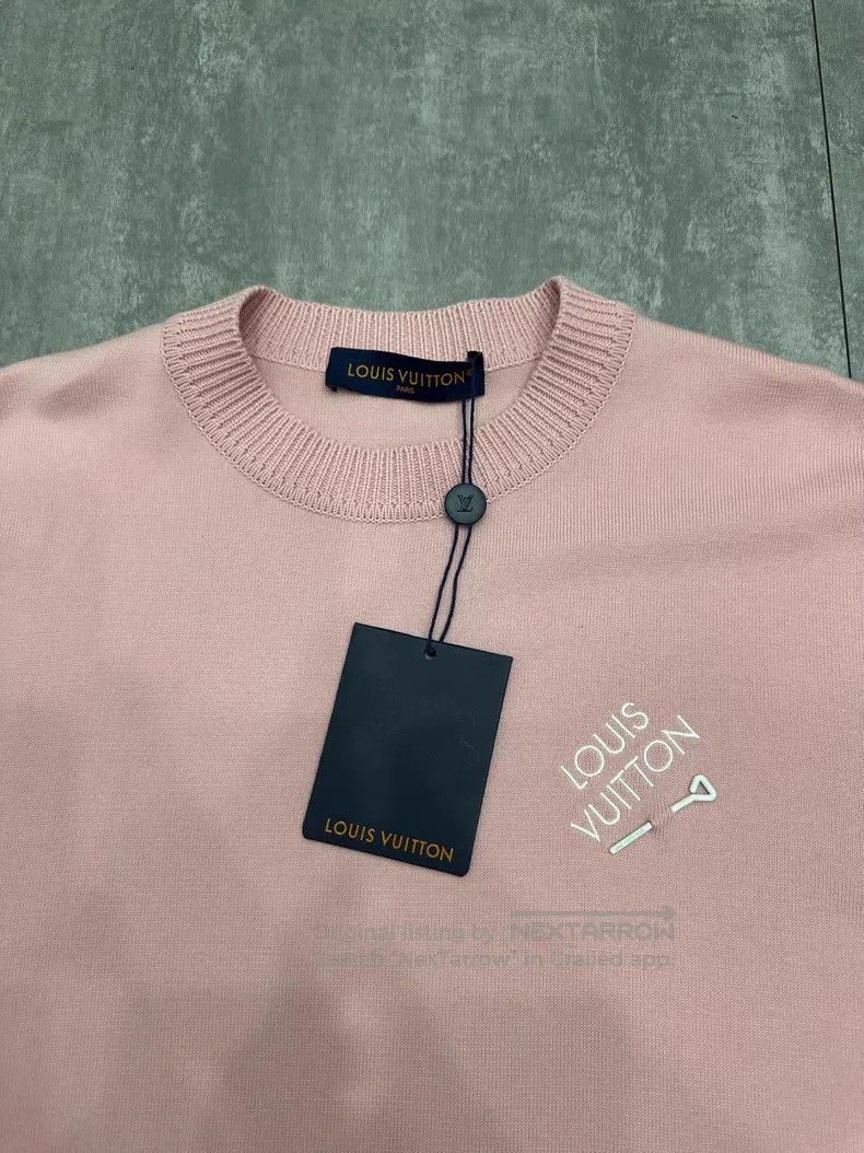 Louis Vuitton Louis Vuitton 24ss pink knit short sleeve T-shirt Size US S / EU 44-46 / 1 - 3 Thumbnail