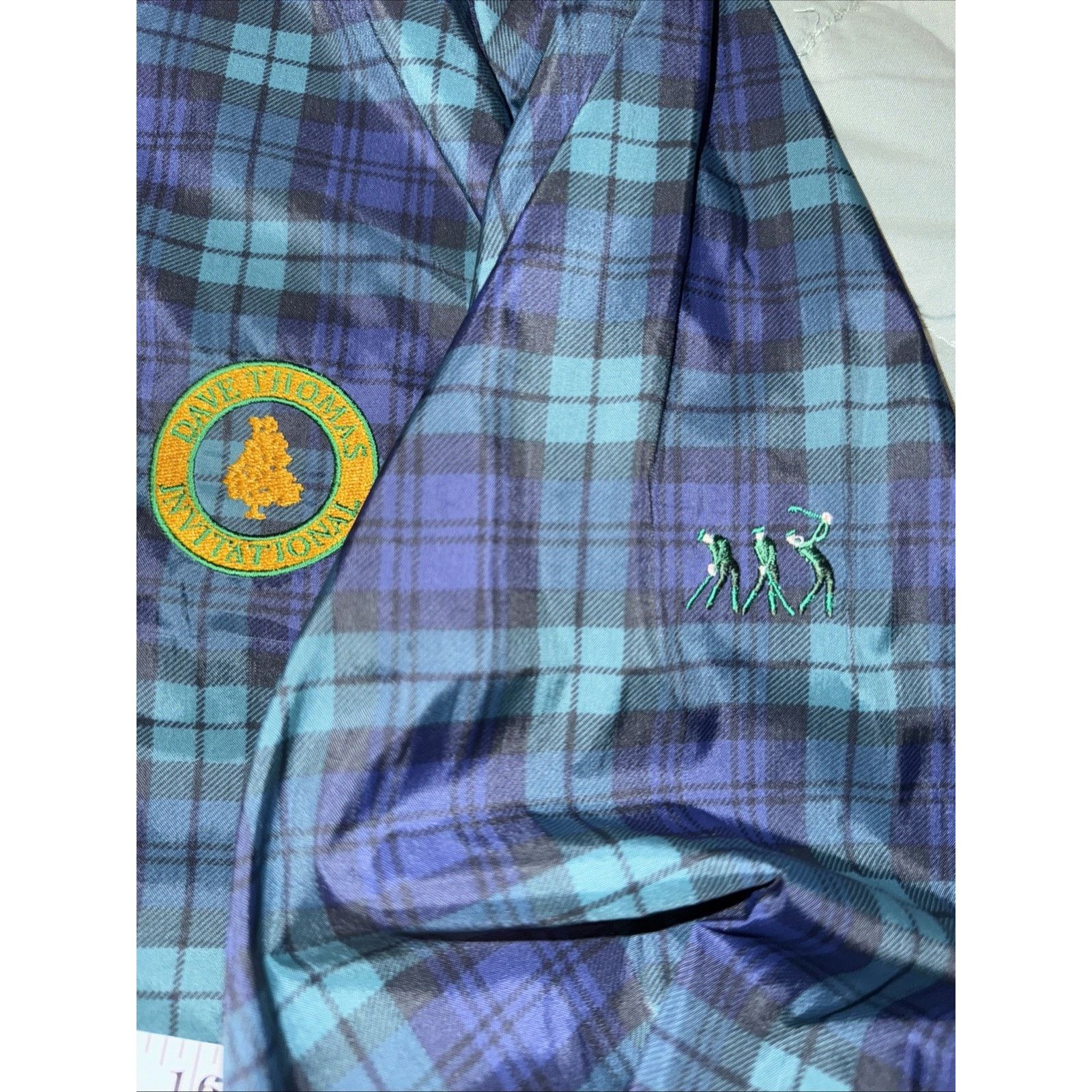 Wilson Wilson Tech Navy/Green Plaid Golf Pullover Size L NWT Size US L / EU 52-54 / 3 - 10 Thumbnail