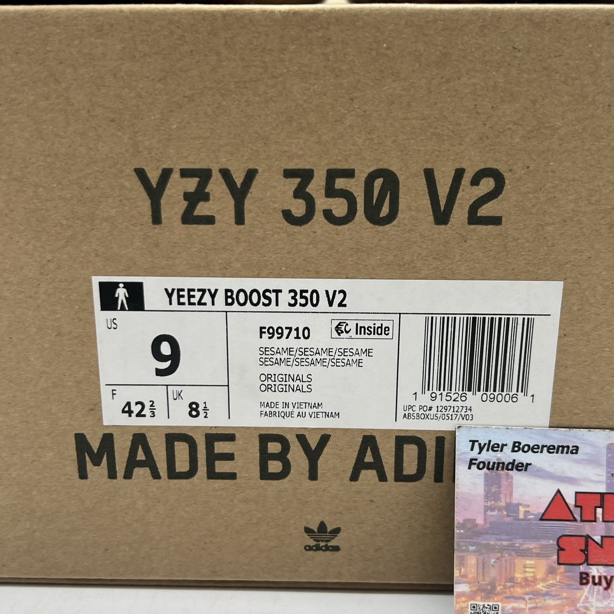 Adidas Yeezy boost 350 sesame Size US 9 / EU 42 - 6 Thumbnail