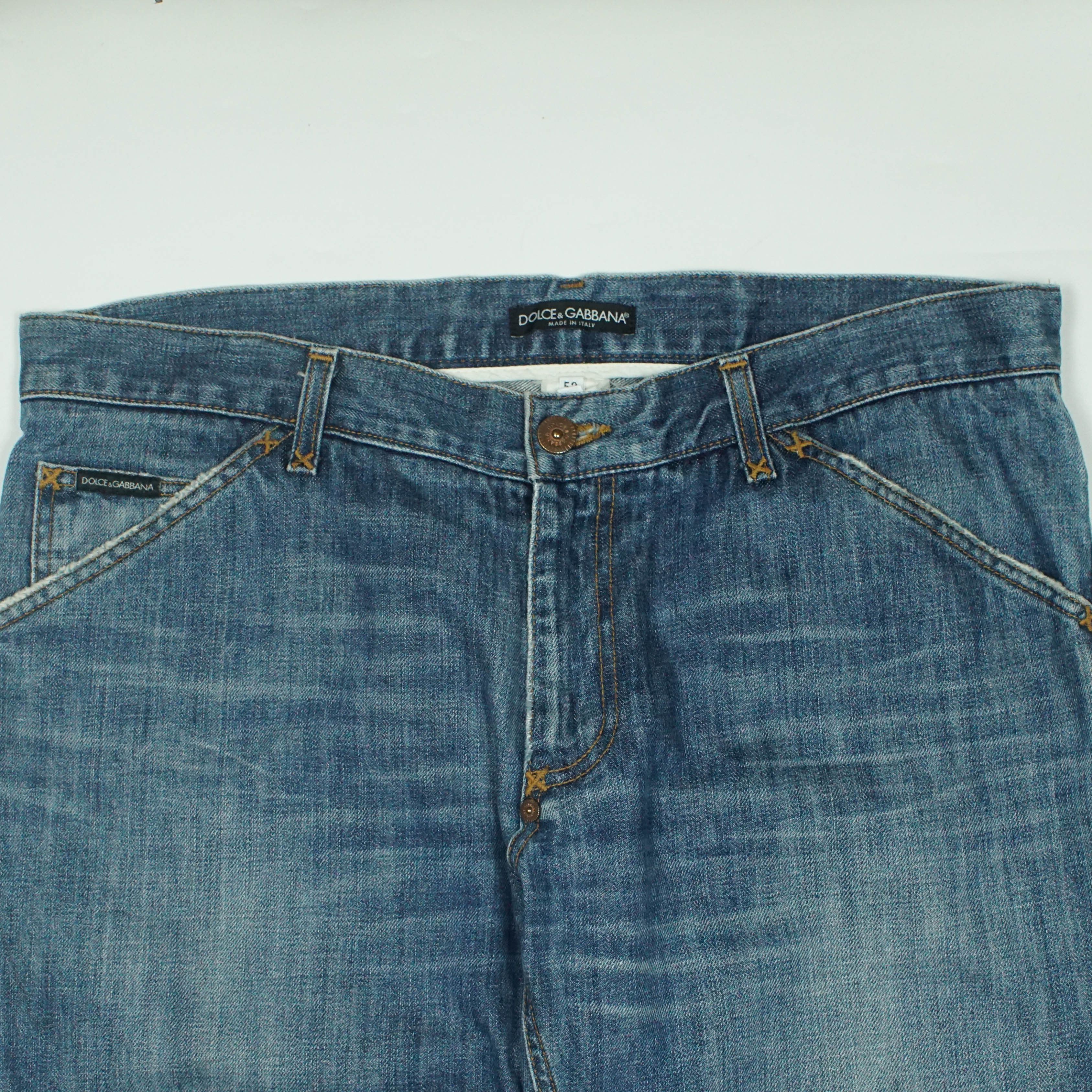 Dolce & Gabbana *NoTariff Dolce & Gabbana Denim Pants Size US 36 / EU 52 - 2 Thumbnail