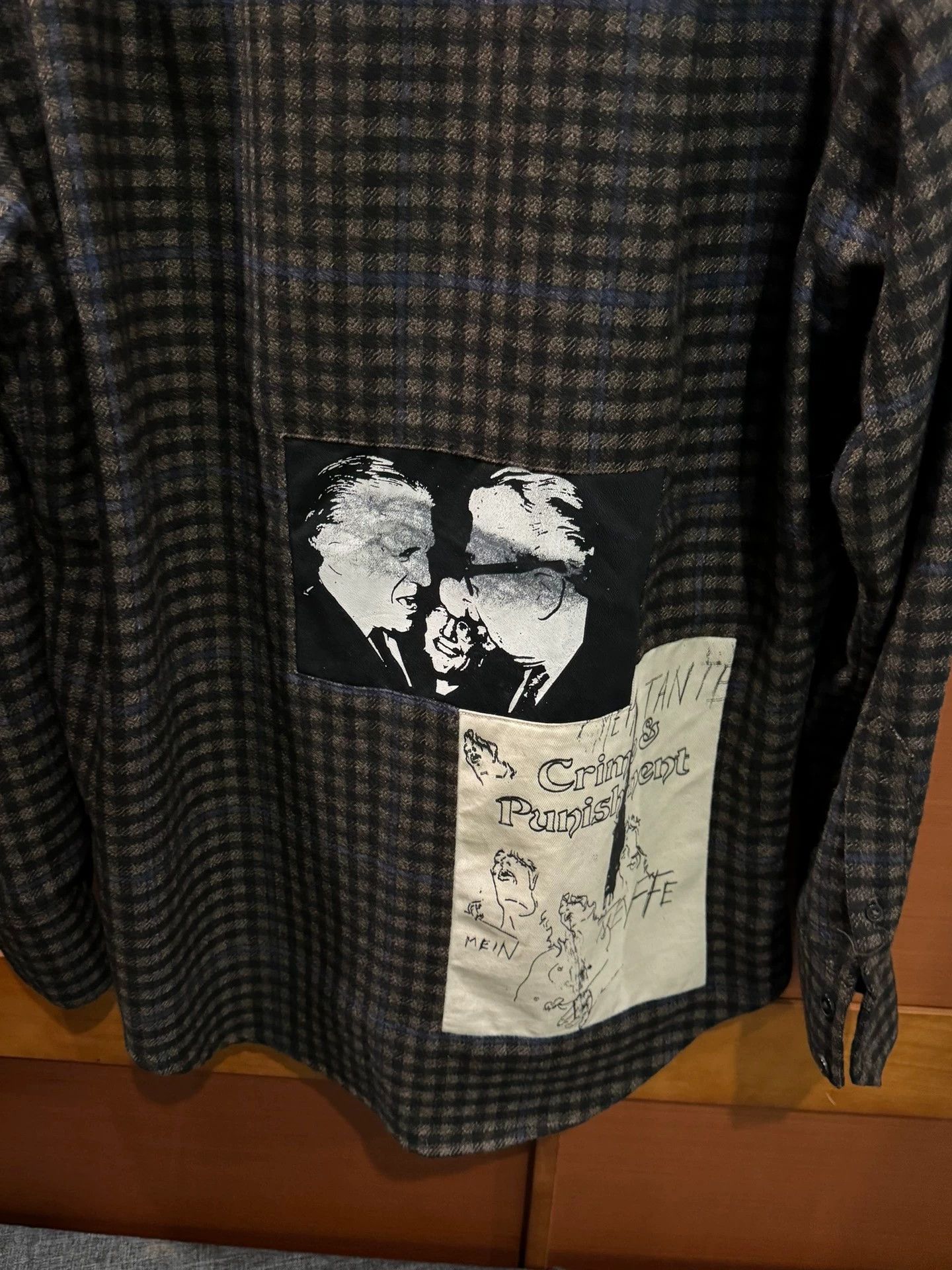 Enfants Riches Deprimes Enfants Riches Deprimes Illustration Flannel Thick Shirt Size US M / EU 48-50 / 2 - 6 Thumbnail
