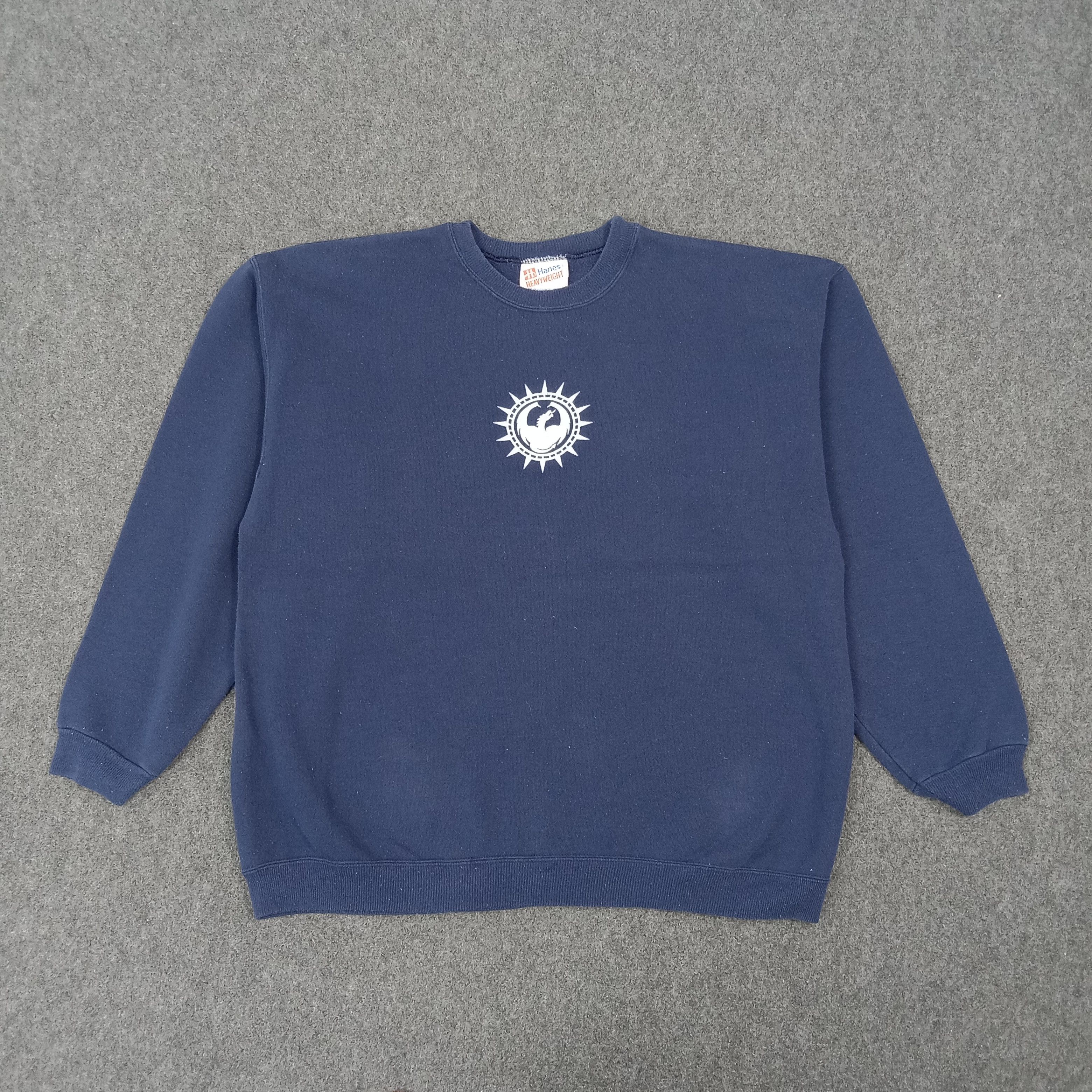 Hanes Dragon Optical Surf Style Sweatshirt C263N23 Size US L / EU 52-54 / 3 - 3 Thumbnail