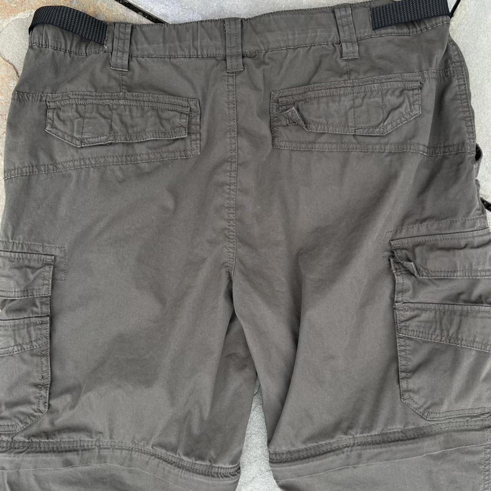 Other Dark Olive Green Gorpcore Convertible Utility Cargo Pants Size US 36 / EU 52 - 5 Thumbnail