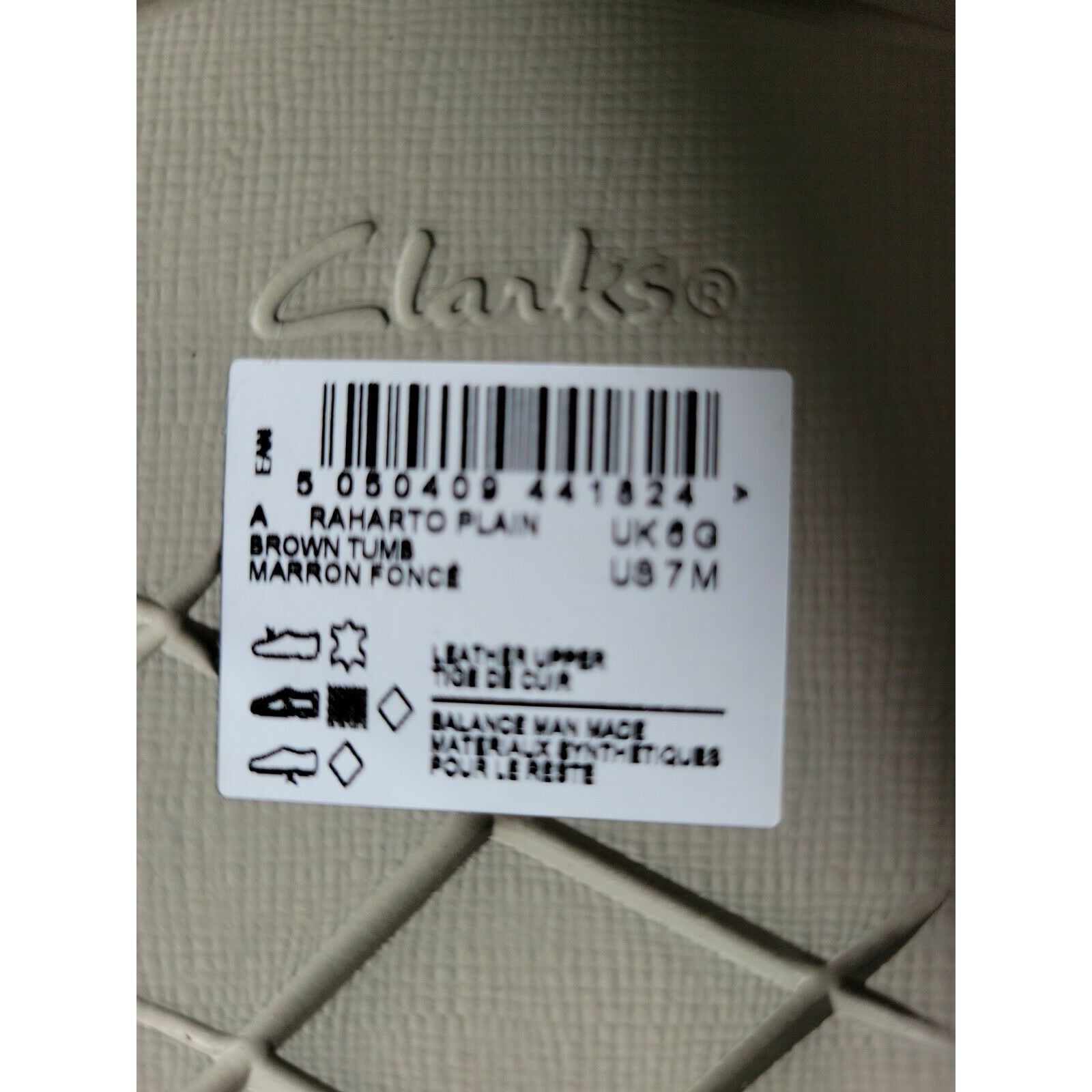 Clarks Clarks RAHARTO Men's AMPUTEE LEFT SHOE Only Size US 7 / EU 40 - 6 Thumbnail