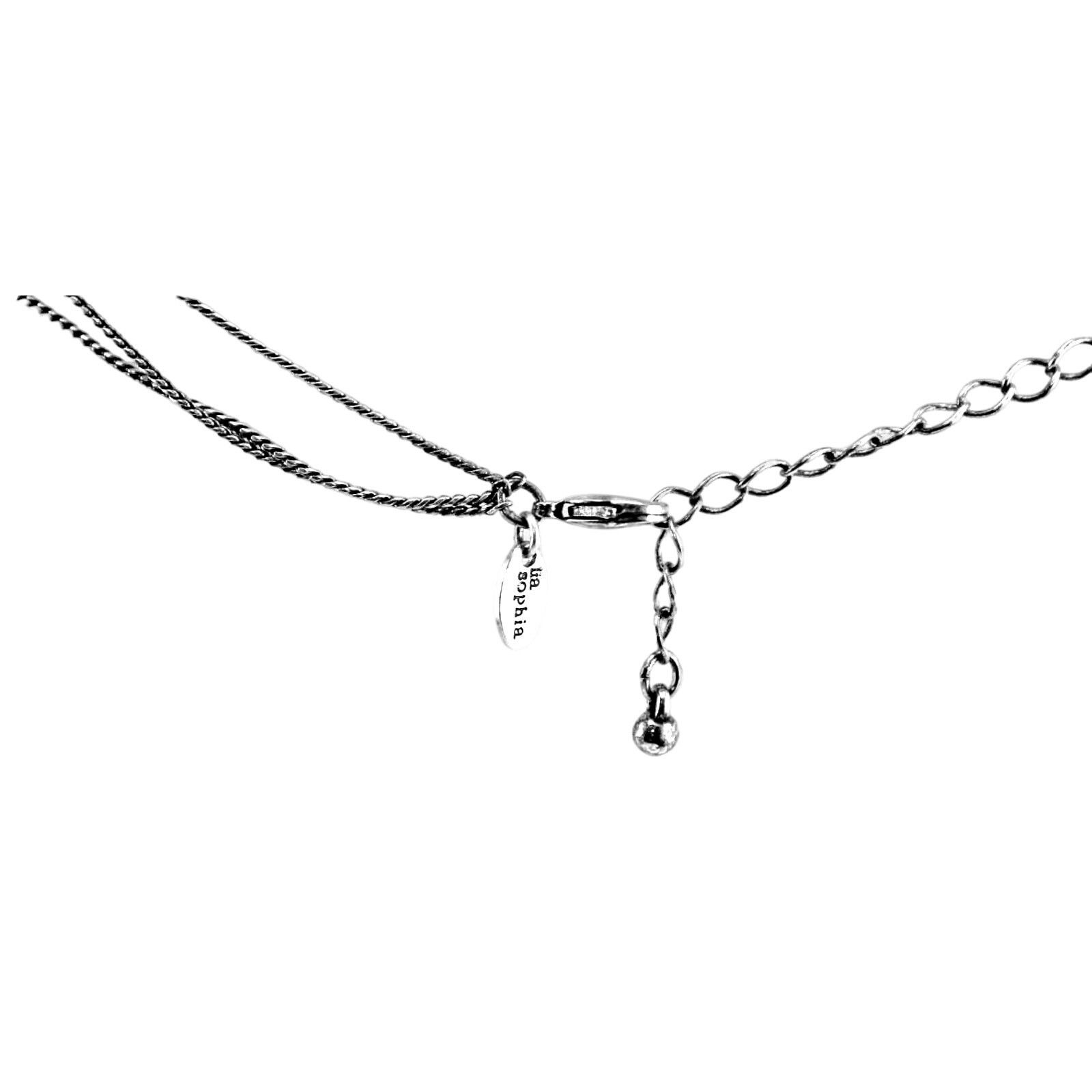 Other Lia Sophia Silvertone Multi-Chain Necklace Love Hope Joy Size ONE SIZE - 4 Thumbnail