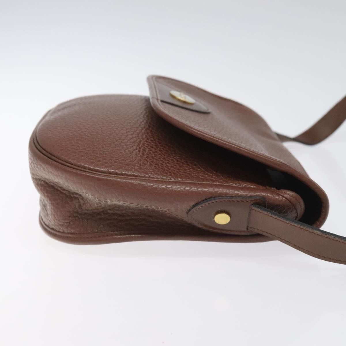 Dior DIOR Shoulder Bag Leather Brown Gold Size ONE SIZE - 4 Thumbnail