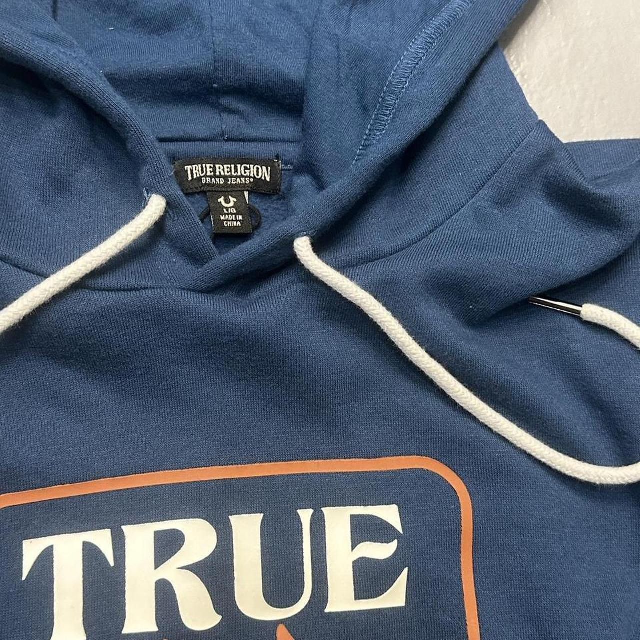 True Religion Navy True Religion hoodie with white accents Size US L / EU 52-54 / 3 - 3 Thumbnail