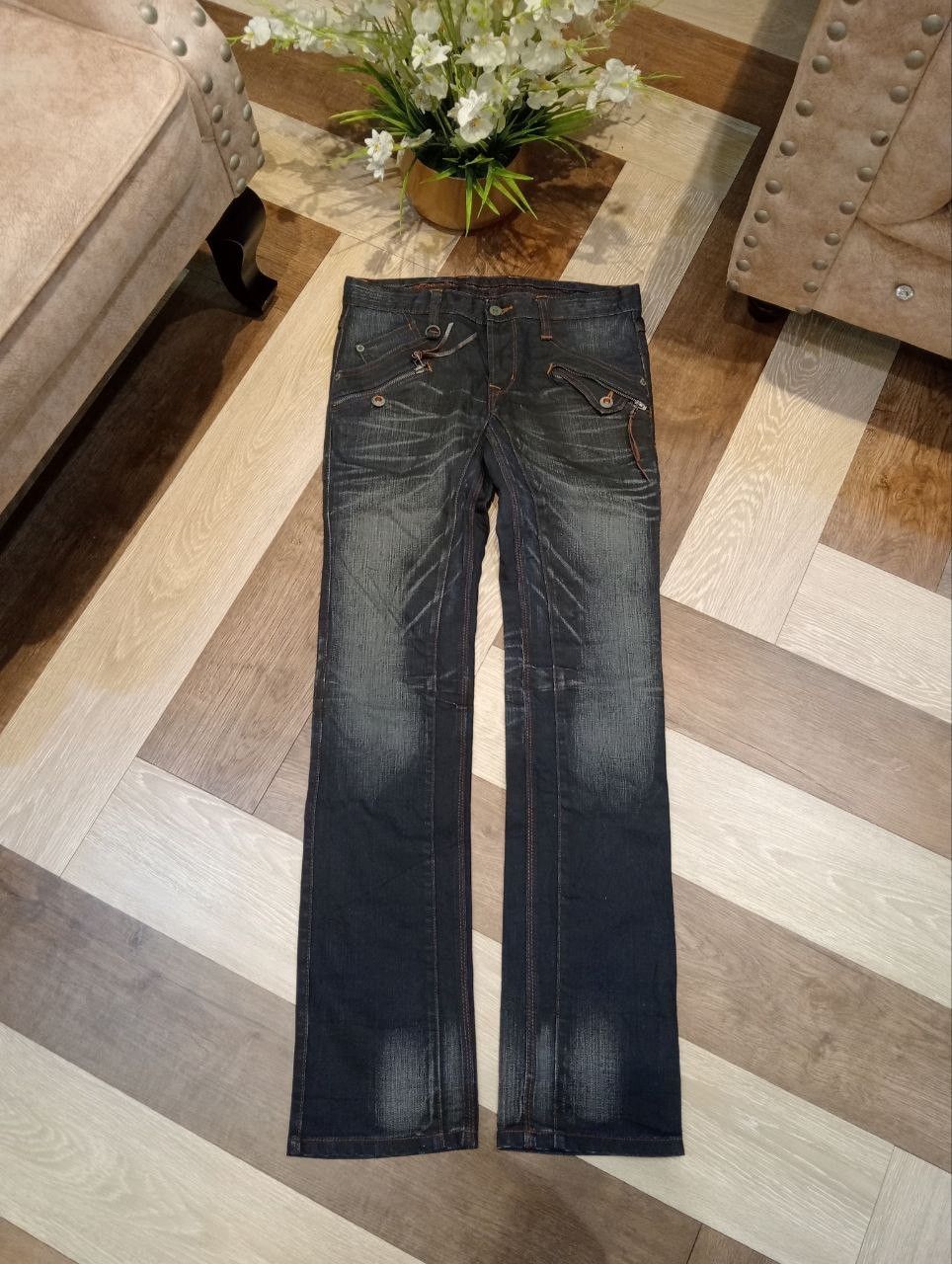 Nicole Club NICOLE CLUB FOR MEN JAPAN WASHED DENIM PANTS Size US 32 / EU 48 - 1 Thumbnail
