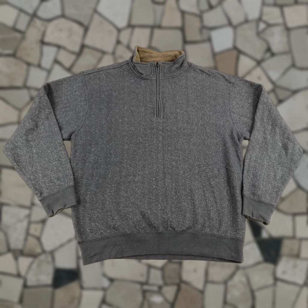 Orvis Orvis Sweater Men M Gray 1/4 Zip Mock Neck Fleece Pullover Sweatshirt Casual Outdoor Size US M / EU 48-50 / 2 - 1 Thumbnail