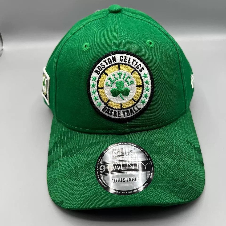 New Era Boston Celtics Hat Men Green Camo NBA Strap Back Cap New Size ONE SIZE - 2 Thumbnail