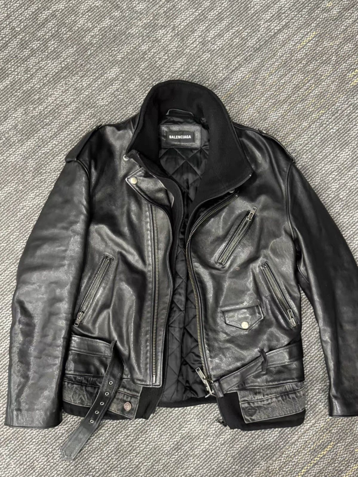 Balenciaga Balenciaga 3-in-1 leather jacket Size US S / EU 44-46 / 1 - 1 Thumbnail