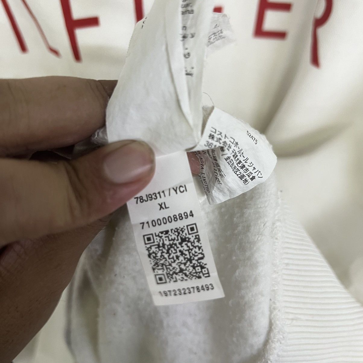 Tommy Hilfiger TOMMY HILFIGER SPELLOUT HOODIE SWEATSHIRT Size US XL / EU 56 / 4 - 16 Thumbnail