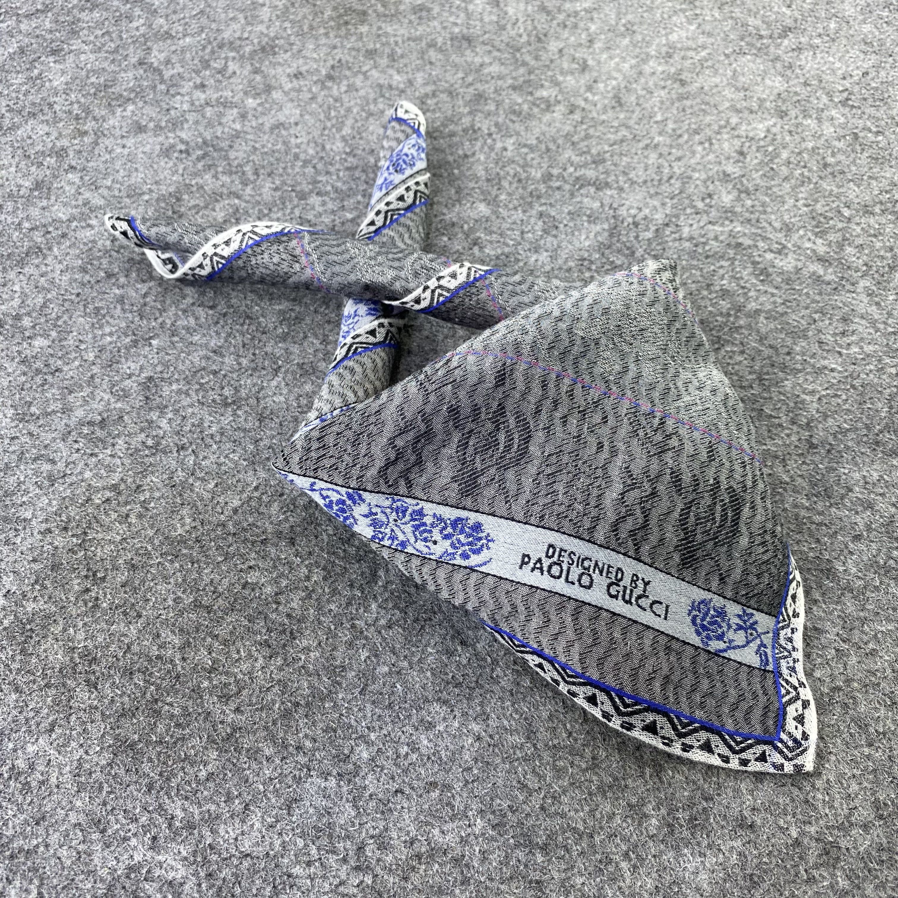 Paolo Gucci Paolo Gucci Handkerchief / Bandana / Neckerchief-B826 Size ONE SIZE - 1 Thumbnail