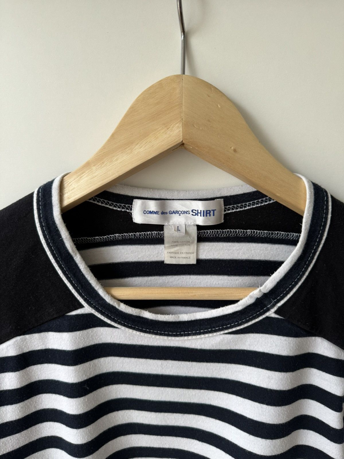 Comme des Garcons SHIRT [L] Striped Longsleeve Shirt (FW12) Size US L / EU 52-54 / 3 - 2 Thumbnail