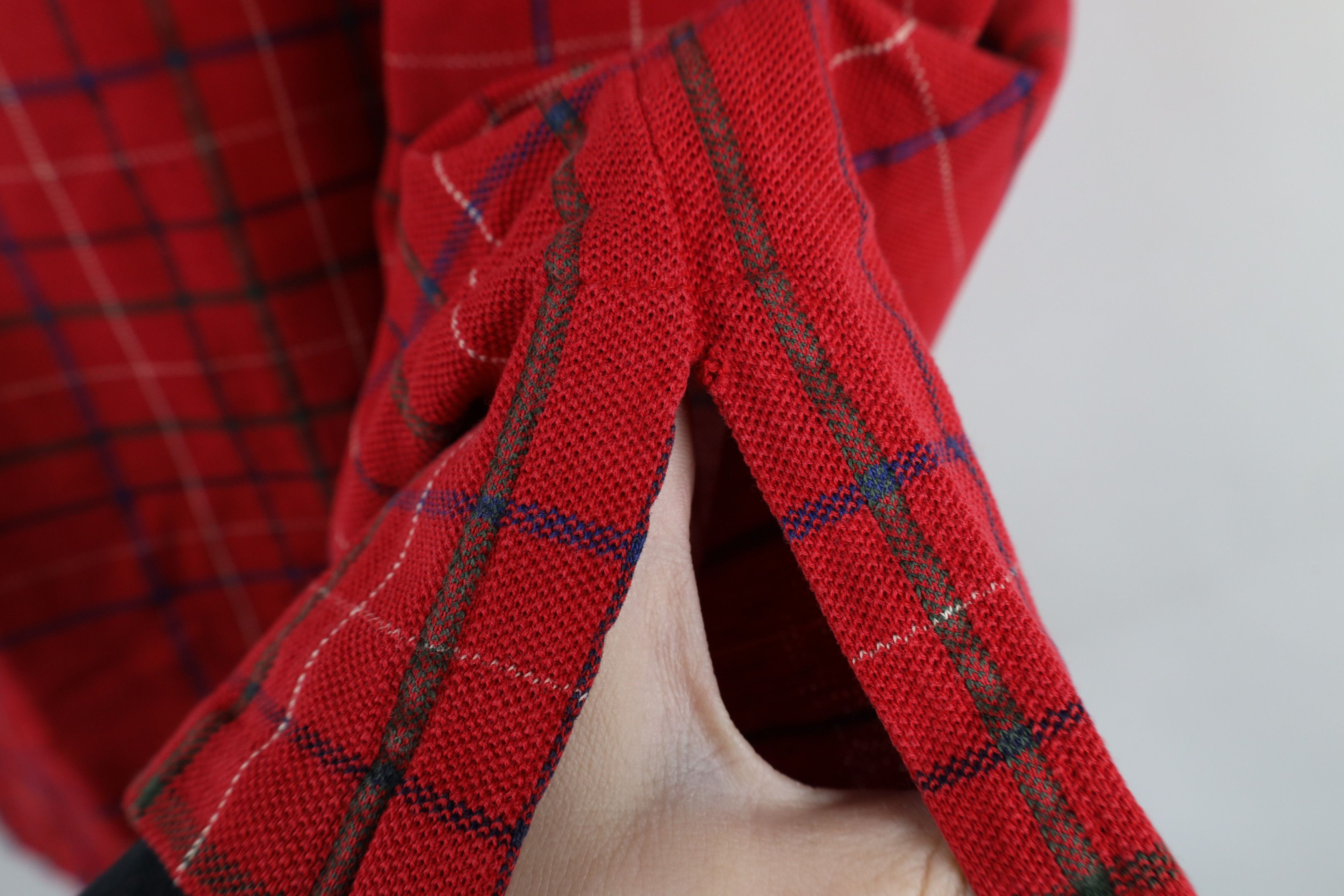 Ralph Lauren × Vintage Vintage 90s Ralph Lauren Short Sleeve Polo Shirt Plaid USA Size US L / EU 52-54 / 3 - 8 Thumbnail