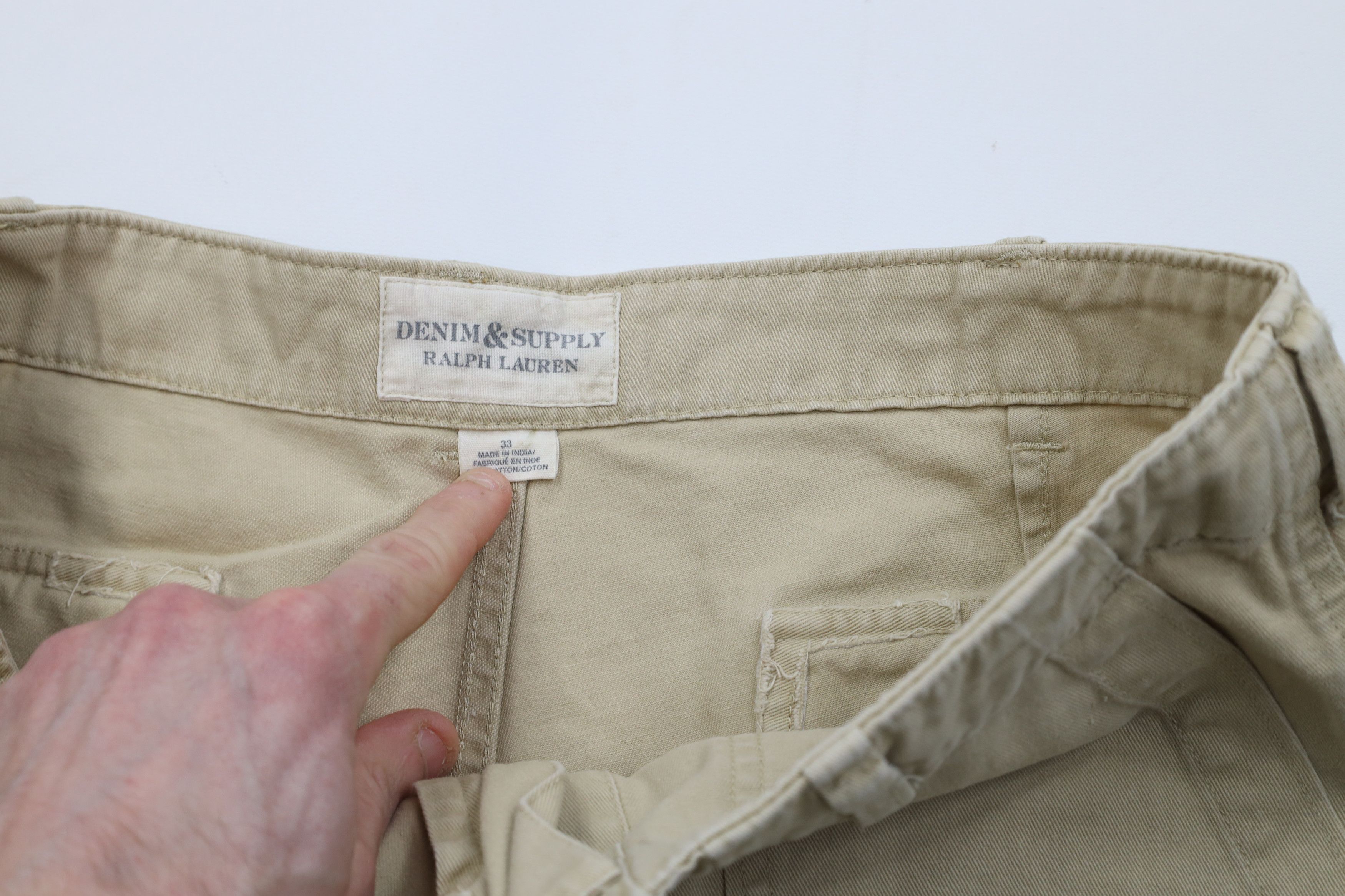 Ralph Lauren Vintage Ralph Lauren Denim Supply Above Knee Surplus Shorts Size US 33 - 6 Thumbnail
