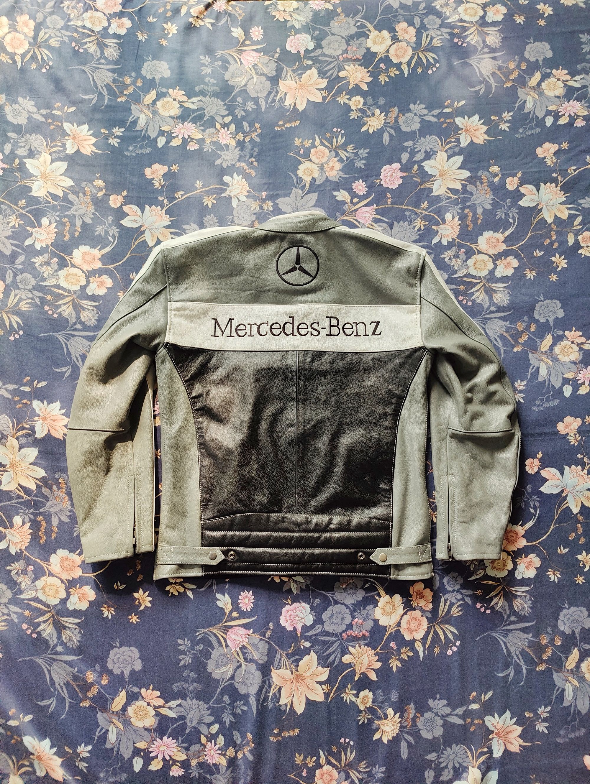Vintage 💀🔥 Mercedes-Benz X McLaren LEATHER JACKET RARE STREETWEAR Size US M / EU 48-50 / 2 - 6 Thumbnail