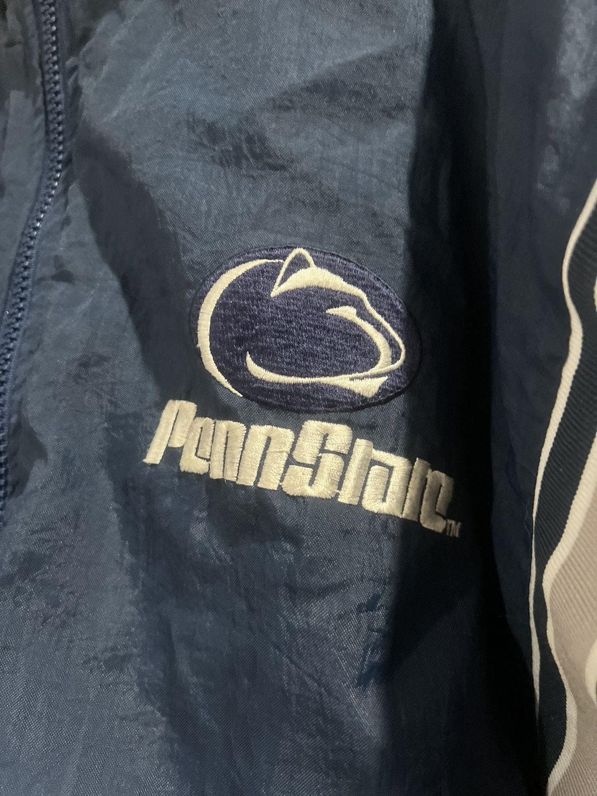Vintage Vintage Reservable Penn State Embroidered Logo Puffer Jacket Size US L / EU 52-54 / 3 - 8 Thumbnail