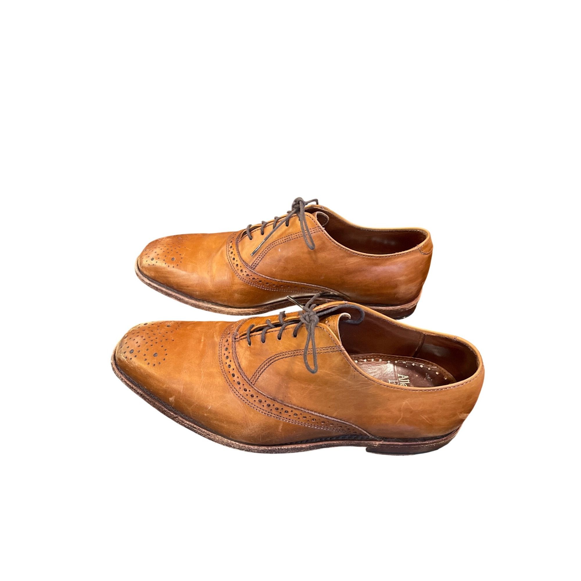 Allen Edmonds Allen Edmonds Augusta mens USA VTg brown leather oxford dre Size US 8.5 / EU 41-42 - 4 Thumbnail
