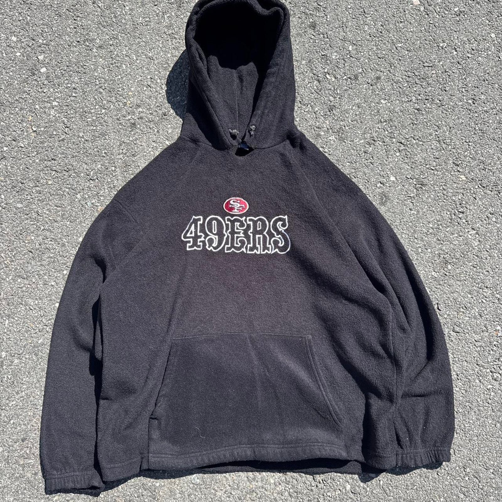 NFL Vintage San Francisco 49ers Fuzzy Hoodie – Size XL Size US XL / EU 56 / 4 - 1 Thumbnail