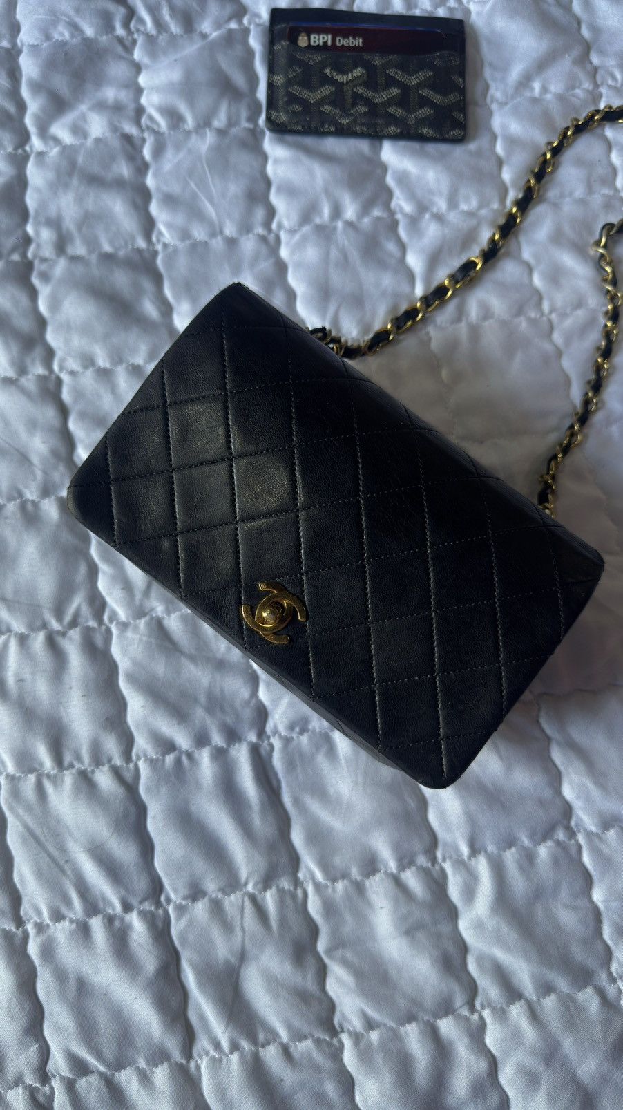 Chanel Chanel Matelasse Shoulder Bag Black Leather Size ONE SIZE - 1 Thumbnail
