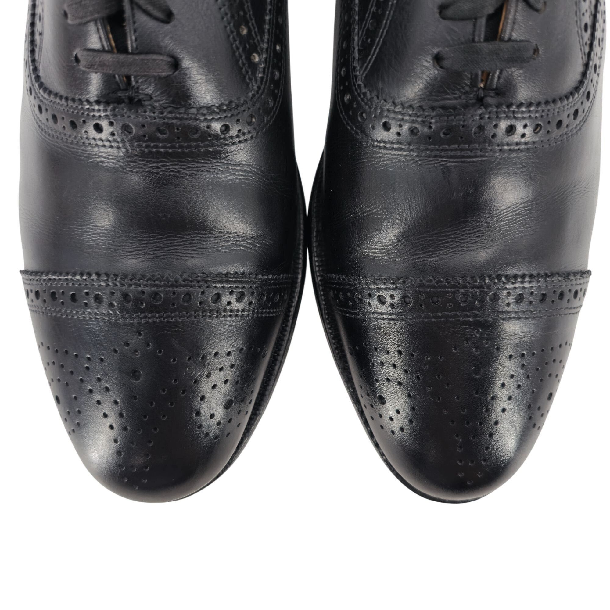 Polo Ralph Lauren Polo Ralph Lauren Benchmade Italy Mens size 13 Black Leather Size US 13 / EU 46 - 3 Thumbnail