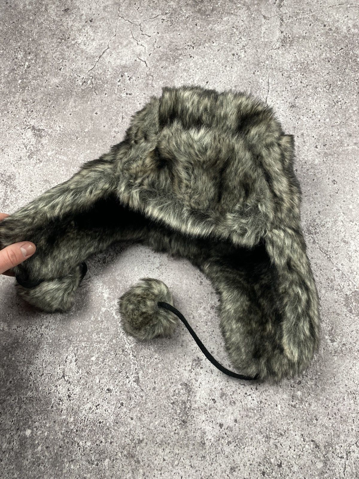 Japanese Brand × Vintage Y2K Faux Fur Ushanka Vintage Fuzzy Warm Trapper Hat Size ONE SIZE - 6 Thumbnail