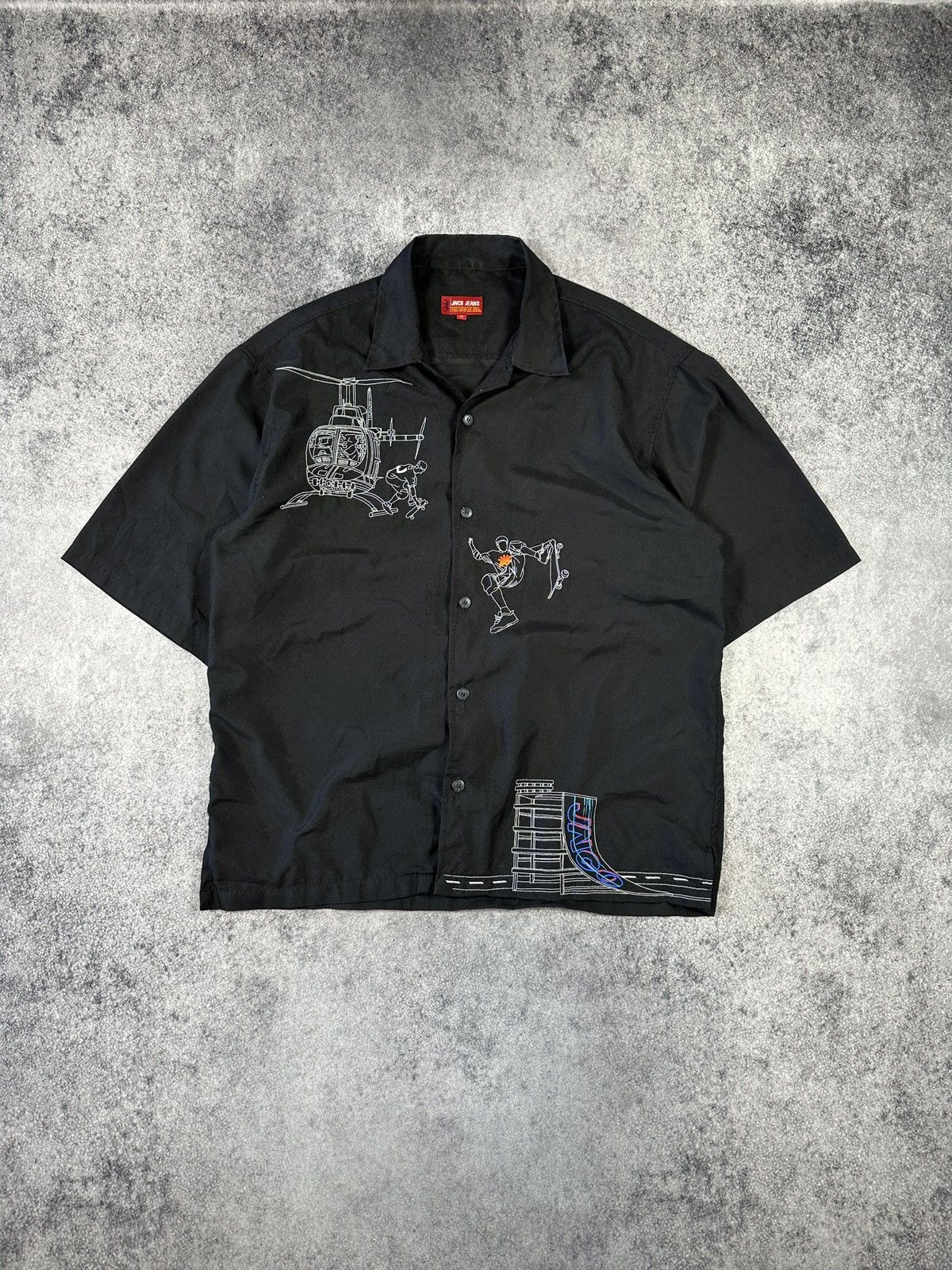 JNCO Y2K Vintage Jnco Jeans Button Shirt Streetwear Rare USA XL Size US XL / EU 56 / 4 - 1 Thumbnail