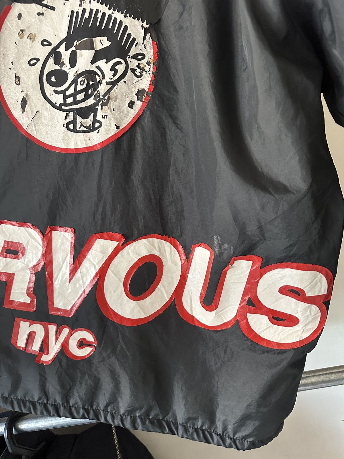 Vintage 1990s Vintage Nervous Record Coach Jacket Size US XXL / EU 58 / 5 - 8 Thumbnail