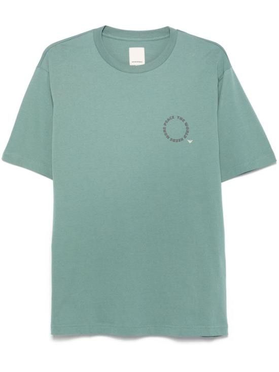 Emporio Armani EMPORIO ARMANI Men T-Shirts EM001717 AF14836F9049 Green Size US L / EU 52-54 / 3 - 1 Thumbnail