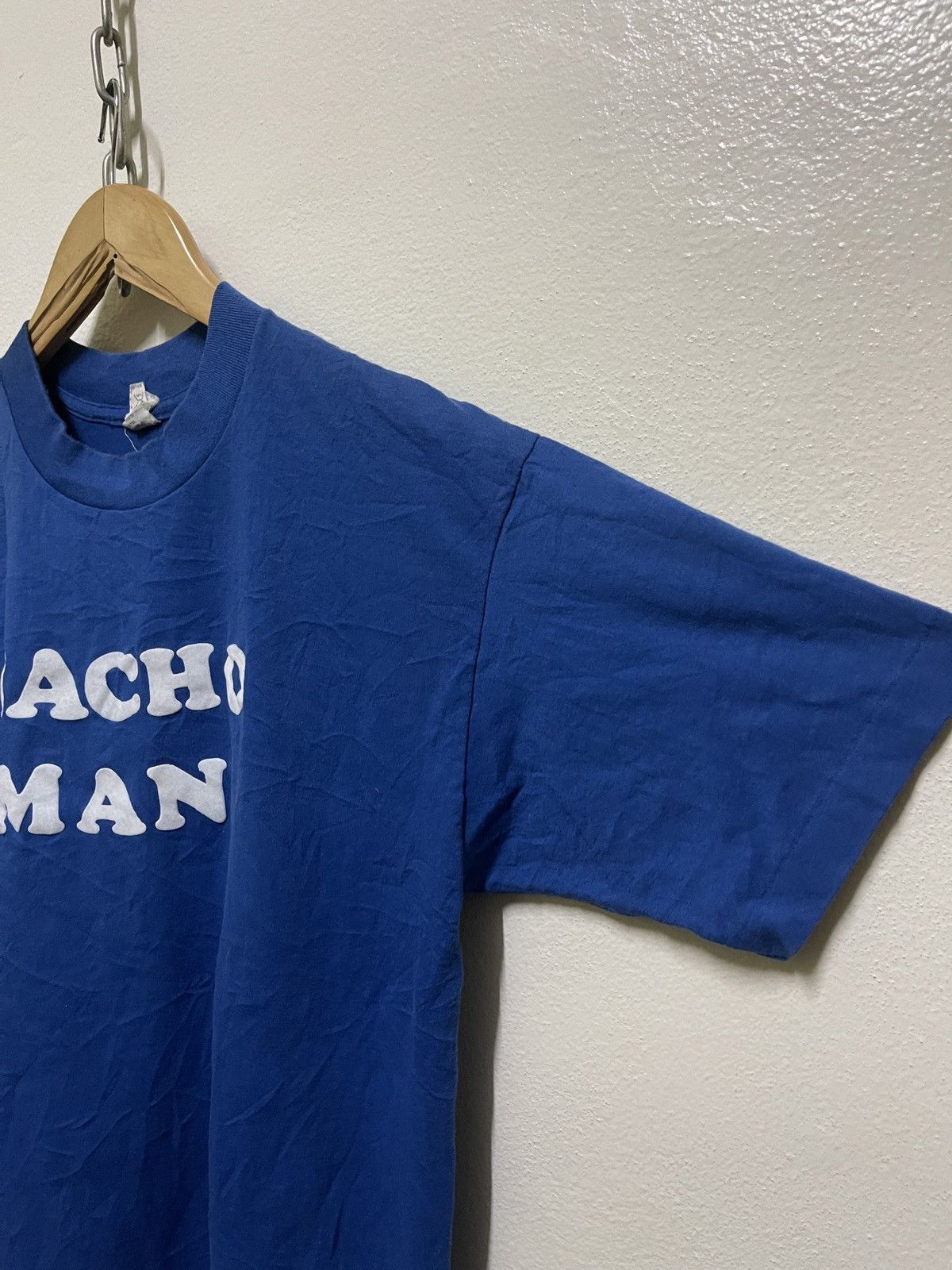 Vintage Vintage 80s Macho Man Hef T Tee Joys Size US L / EU 52-54 / 3 - 6 Thumbnail