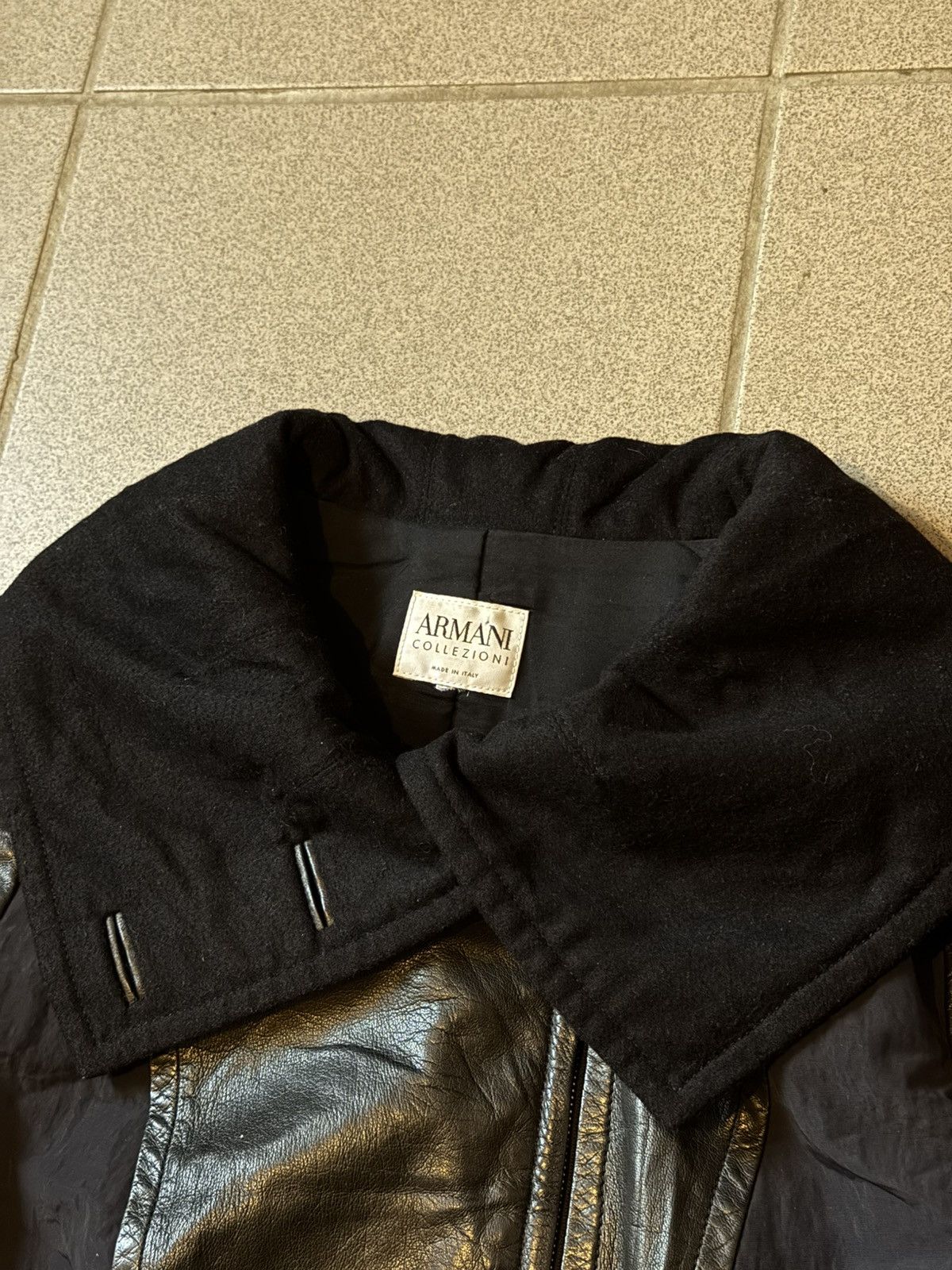 Armani Collezioni Armani Collezioni Women’s Leather Jacket – Made in Italy Size S / US 4 / IT 40 - 6 Thumbnail
