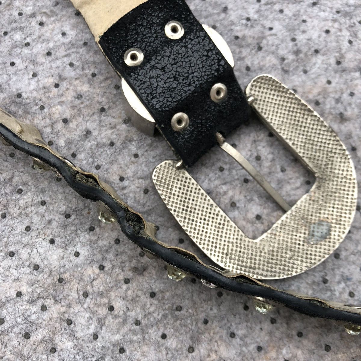 Japanese Brand Vintage like B.B. Simon belt Crystals Studded Size ONE SIZE - 8 Thumbnail