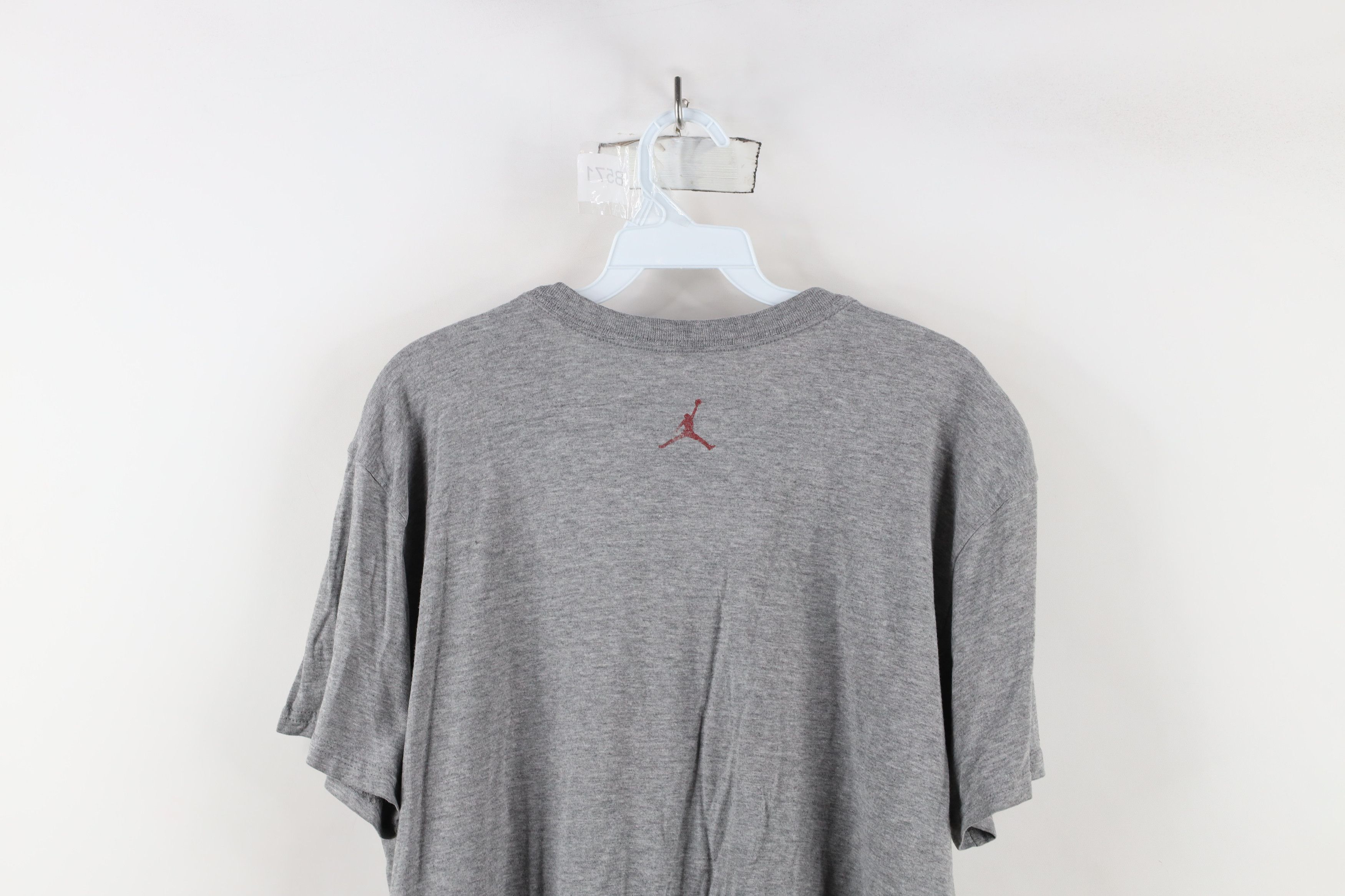 Nike × Vintage Vintage Nike Air Jordan Jumpman MJ Black Cat T-Shirt Gray Size US L / EU 52-54 / 3 - 13 Thumbnail
