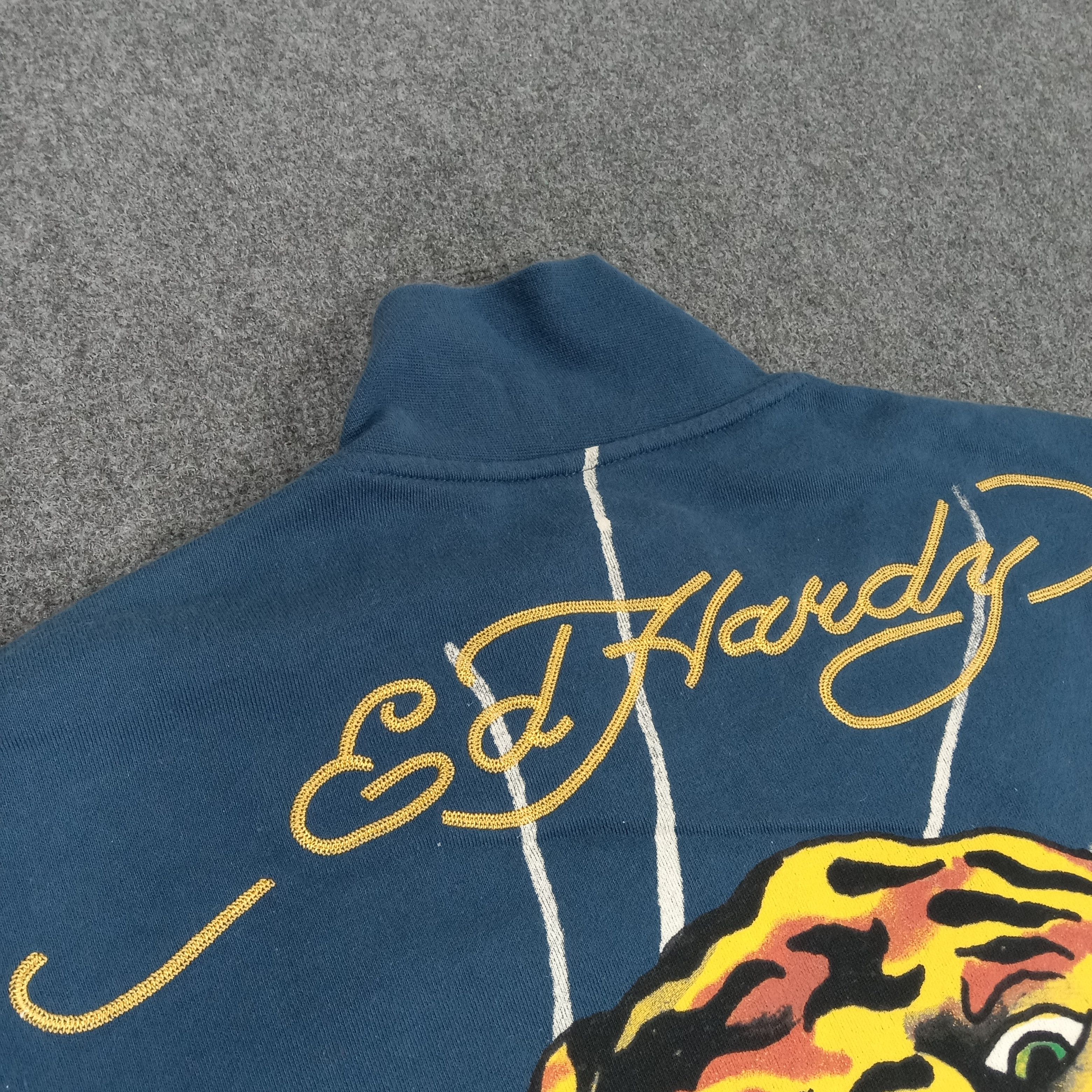 Christian Audigier × Ed Hardy × Vintage Ed Hardy by Christian Audiger Designer Sweatshirt Jacket Size US L / EU 52-54 / 3 - 4 Thumbnail