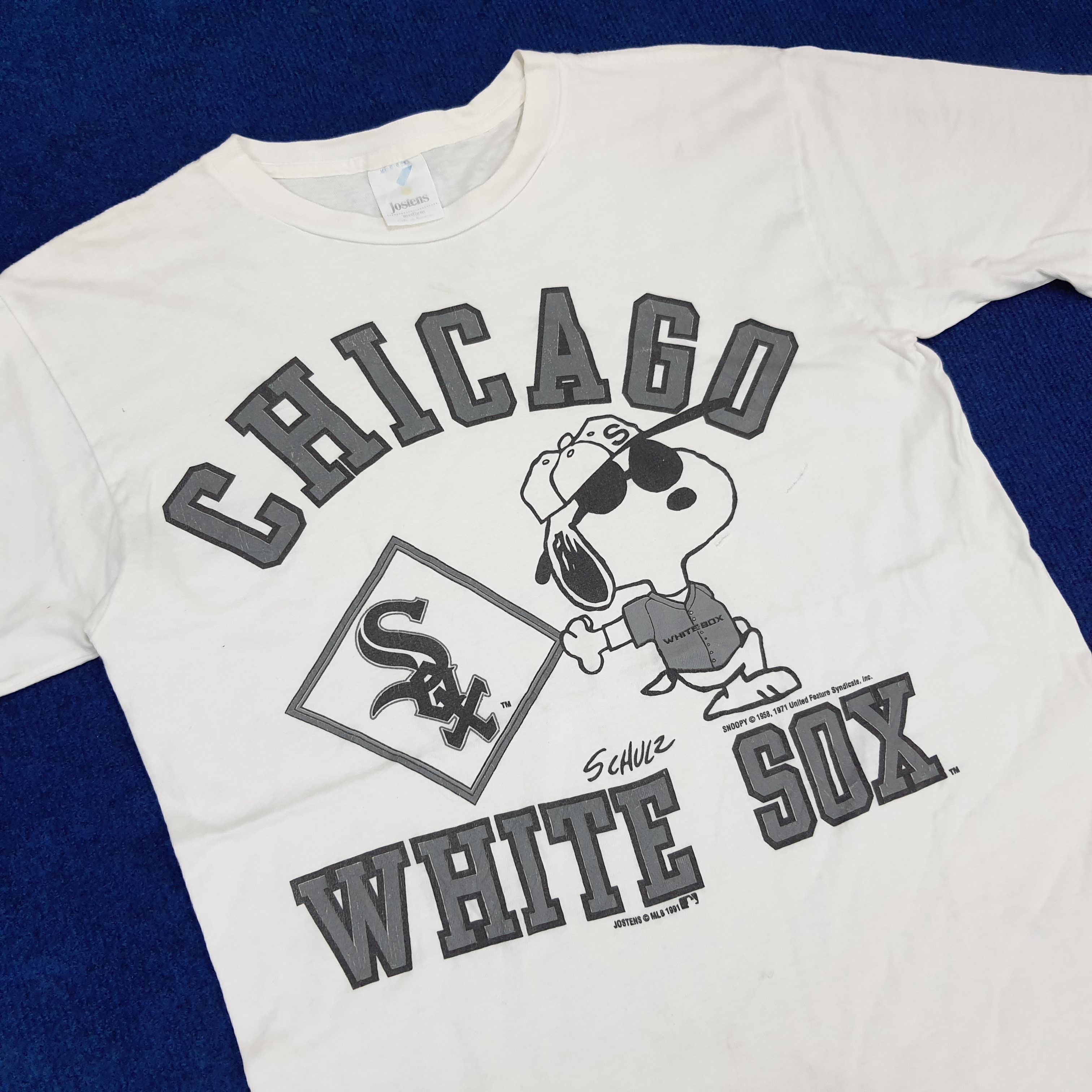 MLB × Vintage Vintage MLB Chicago White Sox x Snoopy T-shirt Size US M / EU 48-50 / 2 - 2 Thumbnail