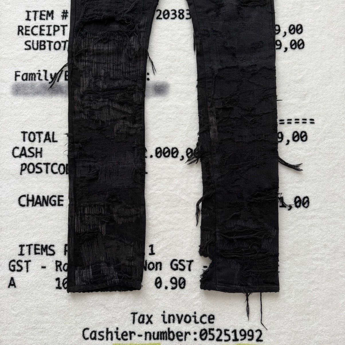 Undercover AW05 “Arts & Crafts” 85 Distressed Denim Size US 31 - 6 Thumbnail