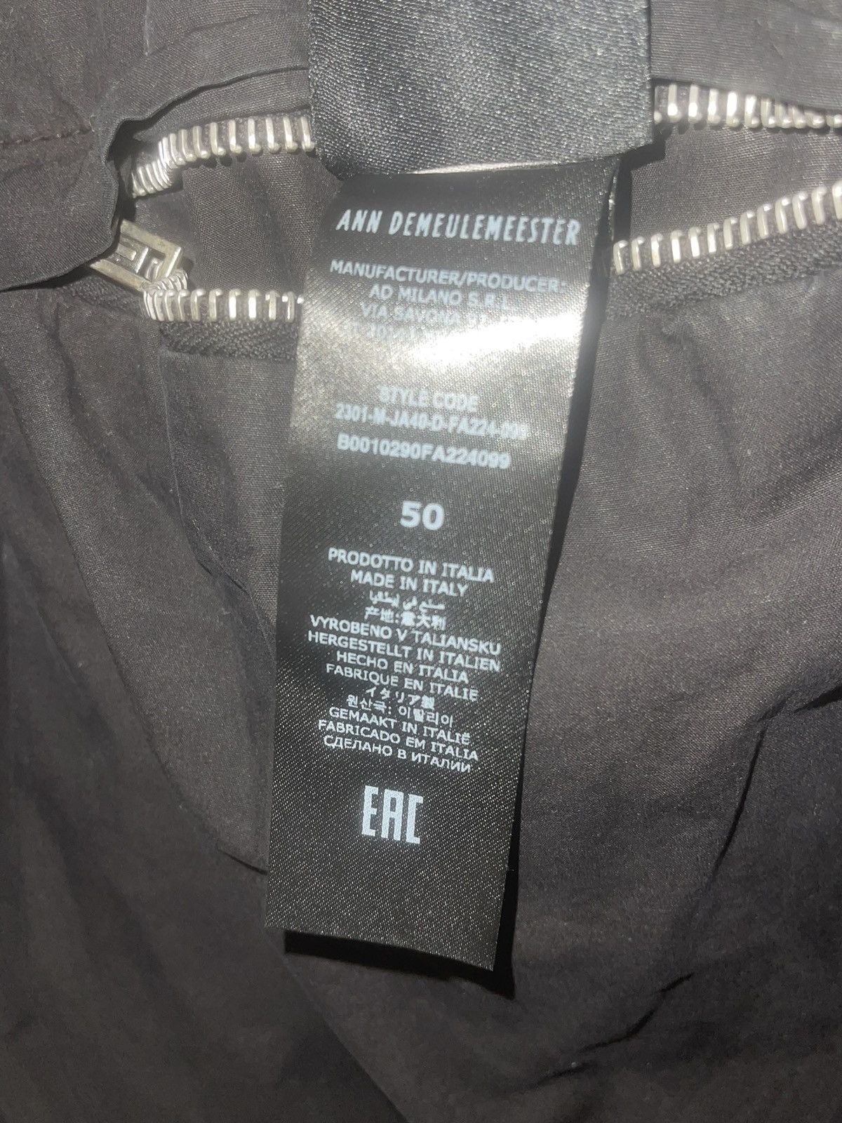 Ann Demeulemeester Ann Demeulemeester waxed denim trucker jacket Size US M / EU 48-50 / 2 - 13 Thumbnail