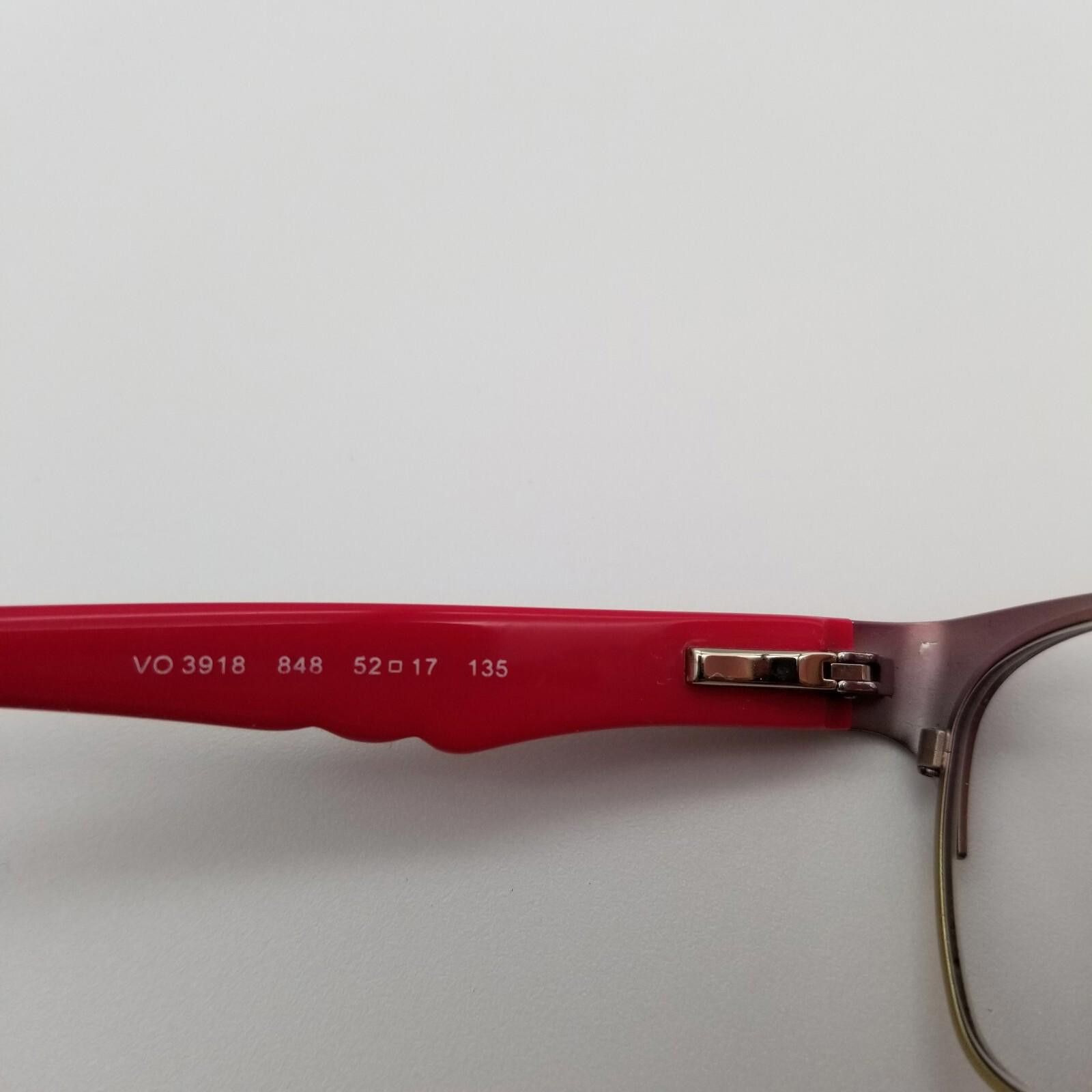 Vogue Vogue Eyeglasses FRAMES ONLY VO 3918 934 52-17-135 Pink Y969 Size ONE SIZE - 6 Thumbnail