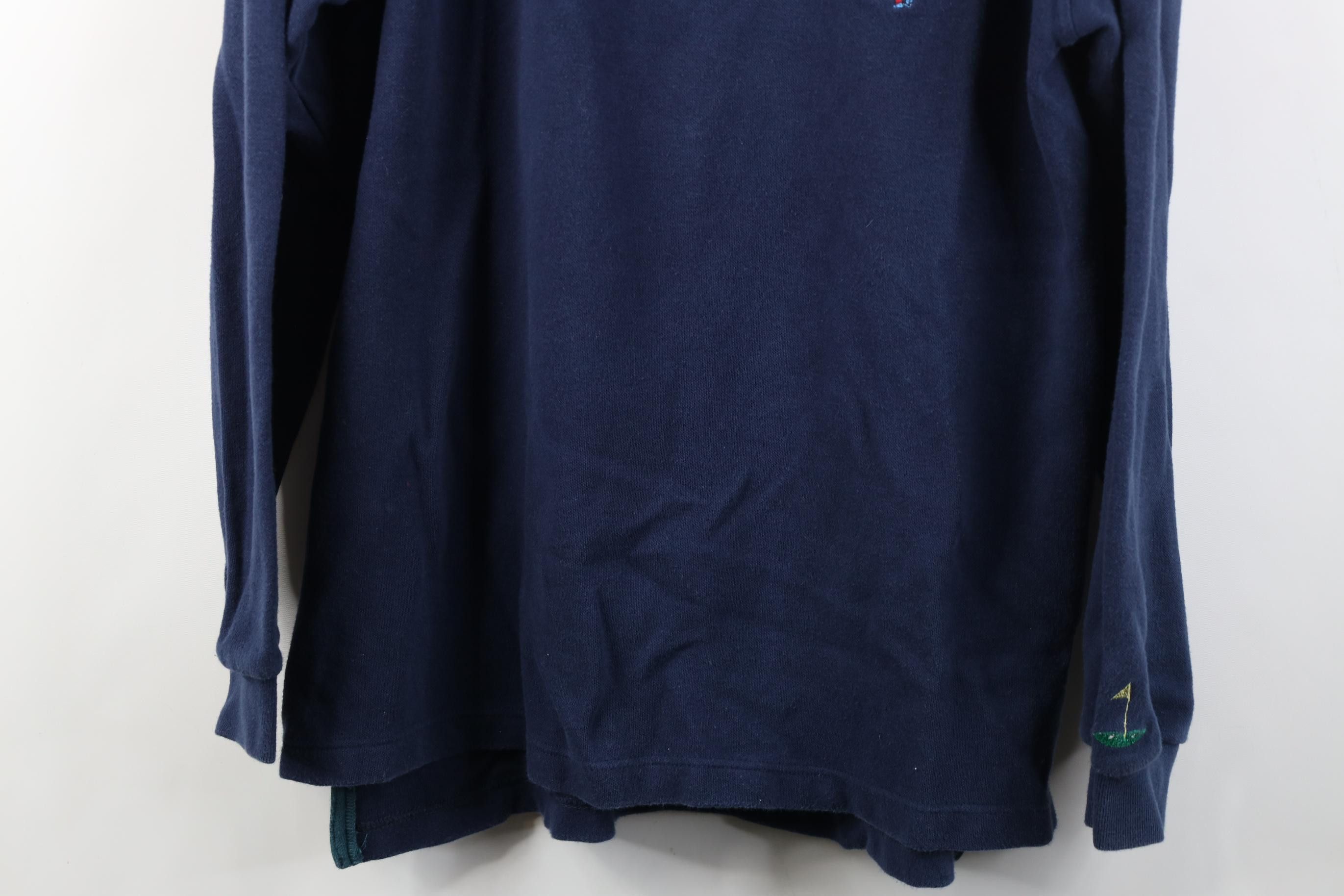 Vintage Vintage 90s Streetwear Heavyweight Long Sleeve Polo Shirt Size US XL / EU 56 / 4 - 3 Thumbnail