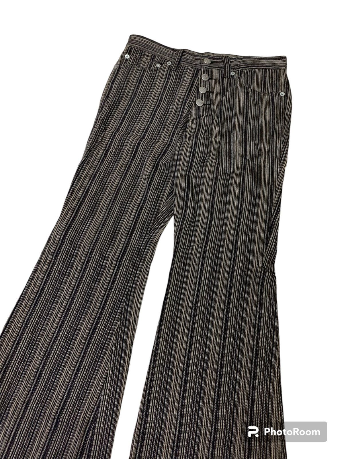 Tornado Mart 💥Avant-Garde Flare Tornado Mart Zip Pant Size US 28 / EU 44 - 5 Thumbnail