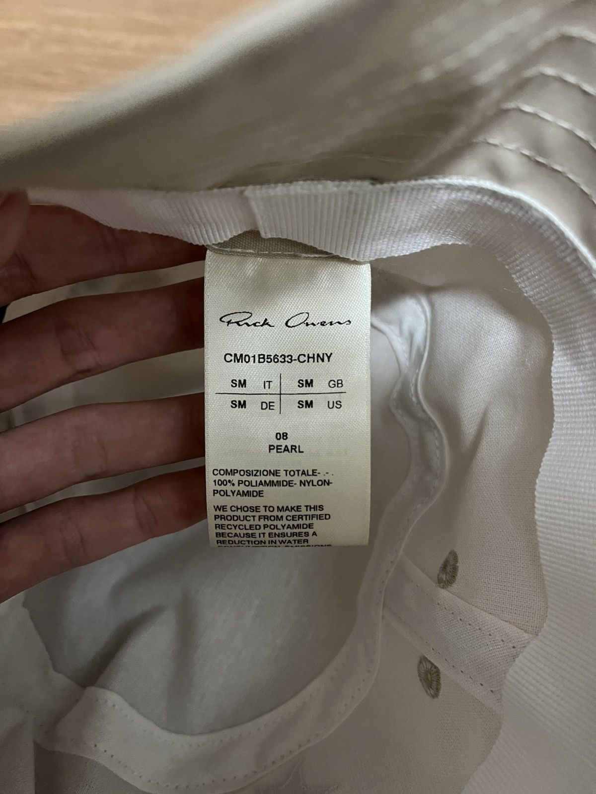 Champion × Rick Owens RICK OWENS X Champion Gilligan Bucket Hat Size ONE SIZE - 4 Thumbnail
