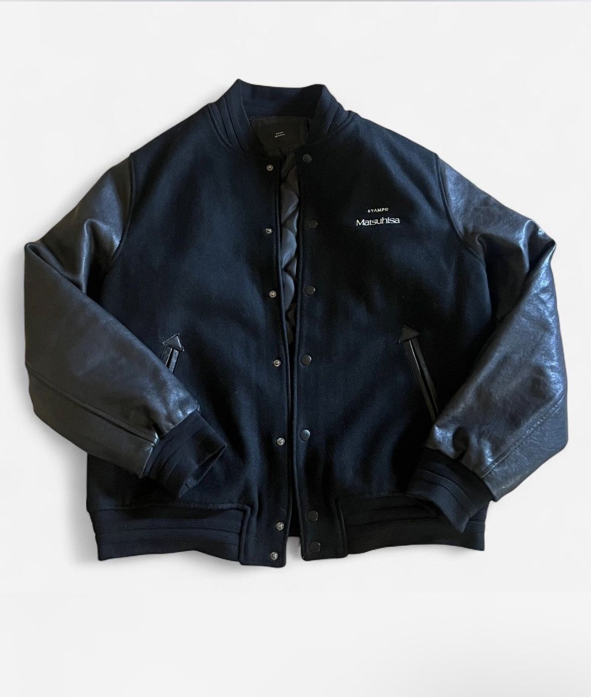 Stampd STAMPD/Nobu Matsuhisa Rare Leather/Wool jkt Size US L / EU 52-54 / 3 - 1 Thumbnail